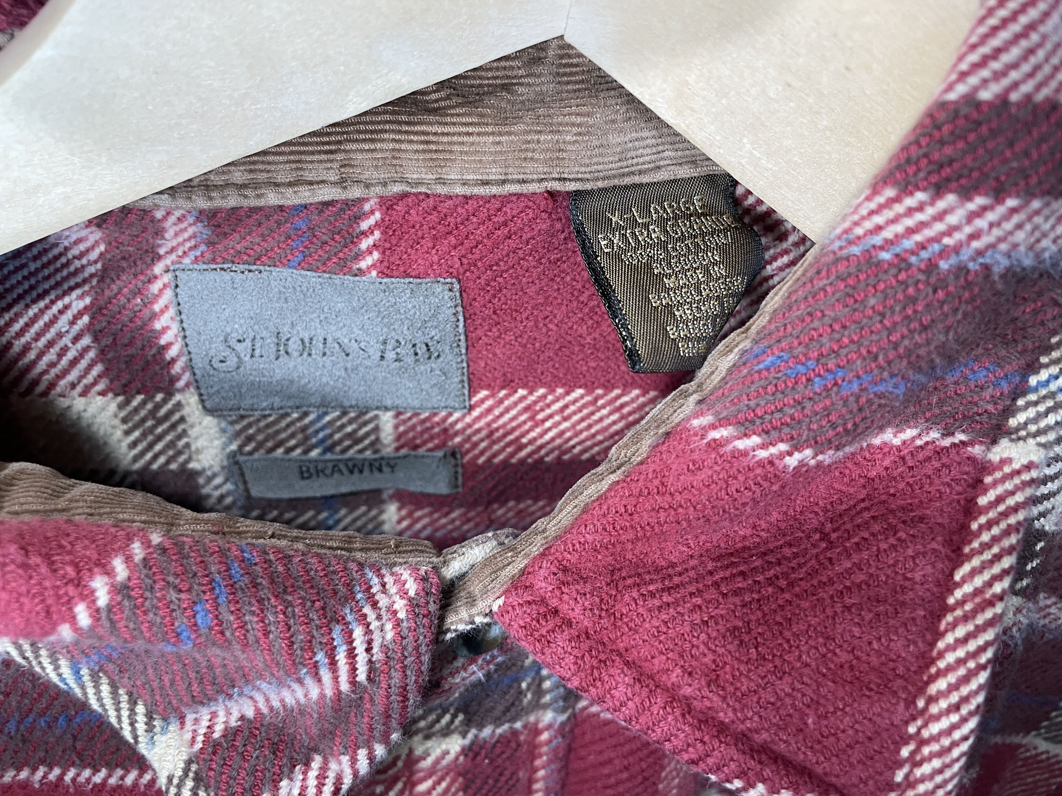 Vintage Vintage Red Flannel Size US XL / EU 56 / 4 - 2 Thumbnail