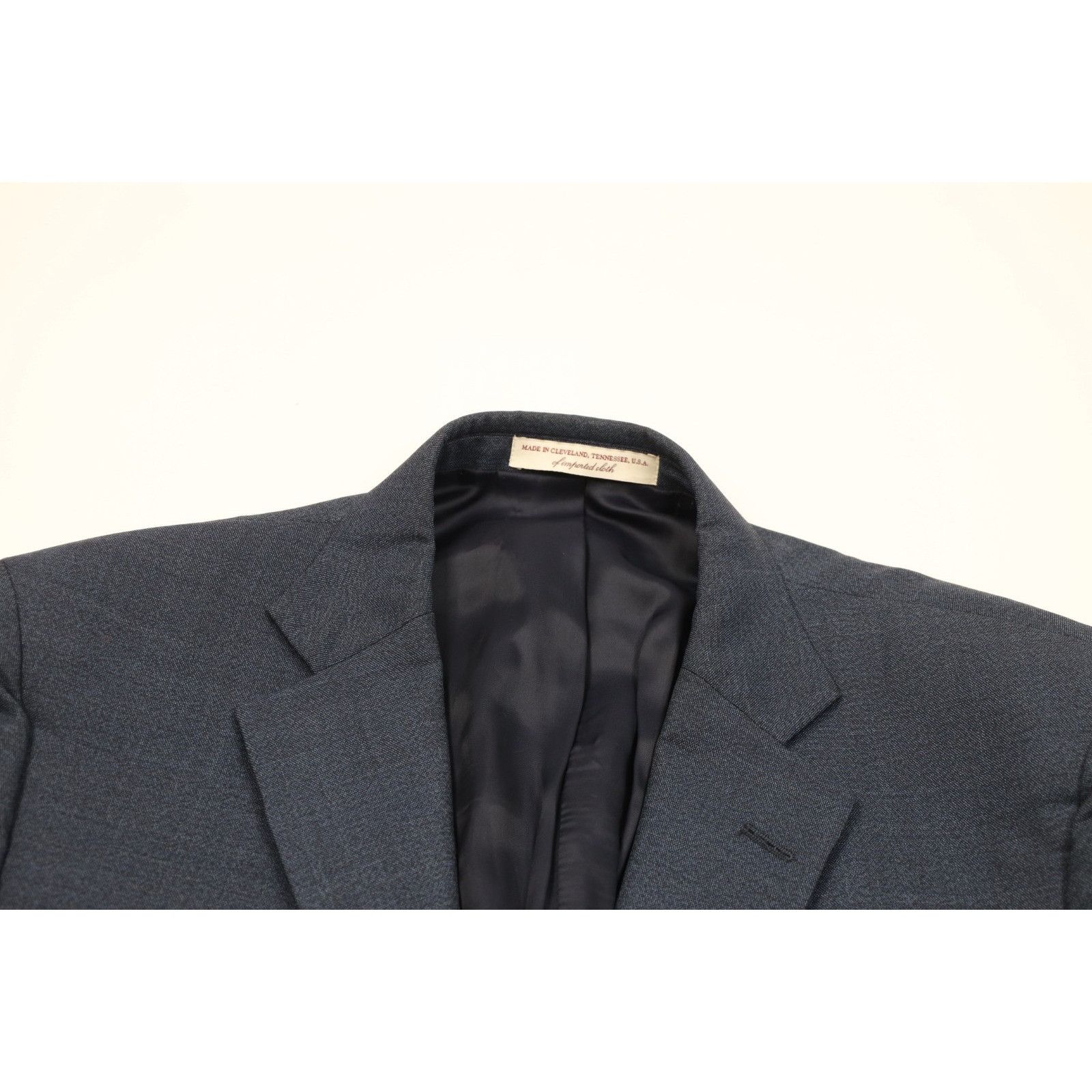 Vintage Vintage Streetwear 2 Piece Super 100s Wool Suit Wedding Size 46R - 3 Thumbnail