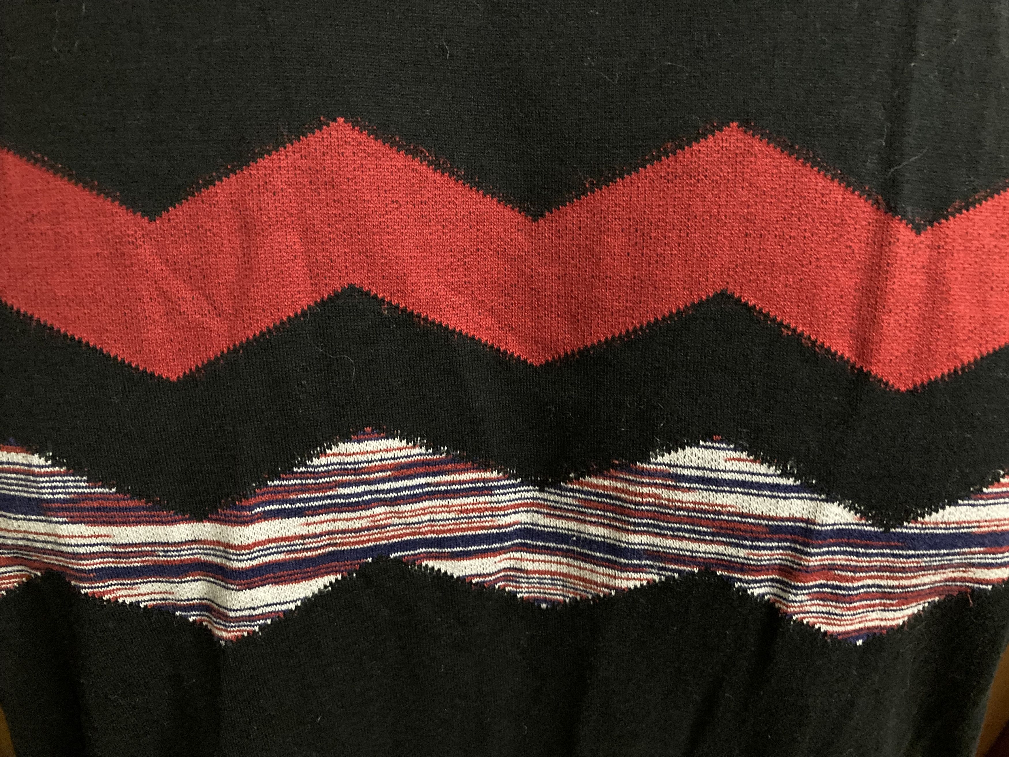 Missoni Missoni zigzag striped black tee shirt Size US M / EU 48-50 / 2 - 2 Thumbnail