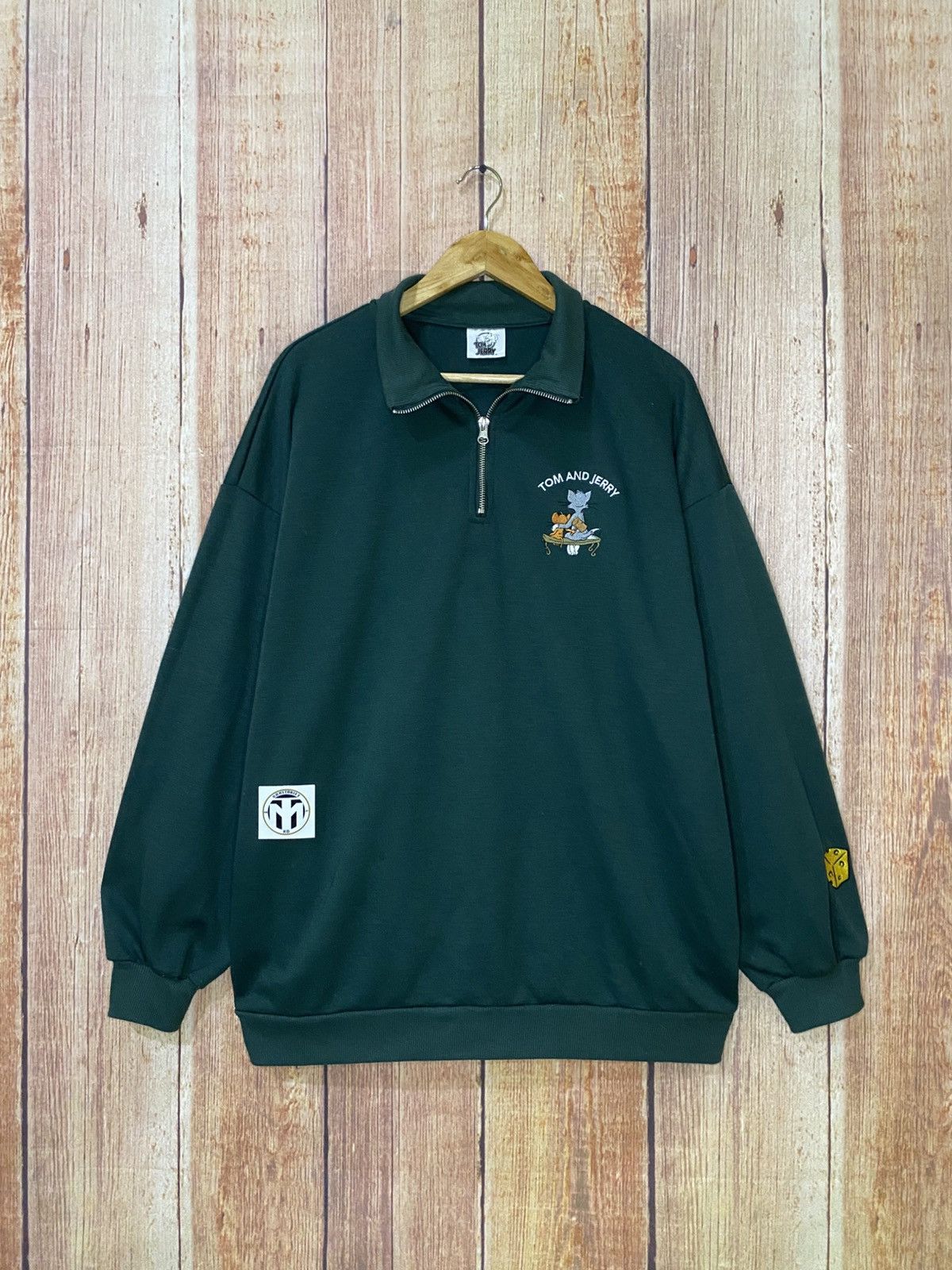 Tom & Jerry Sweatshirt Half-Zipper