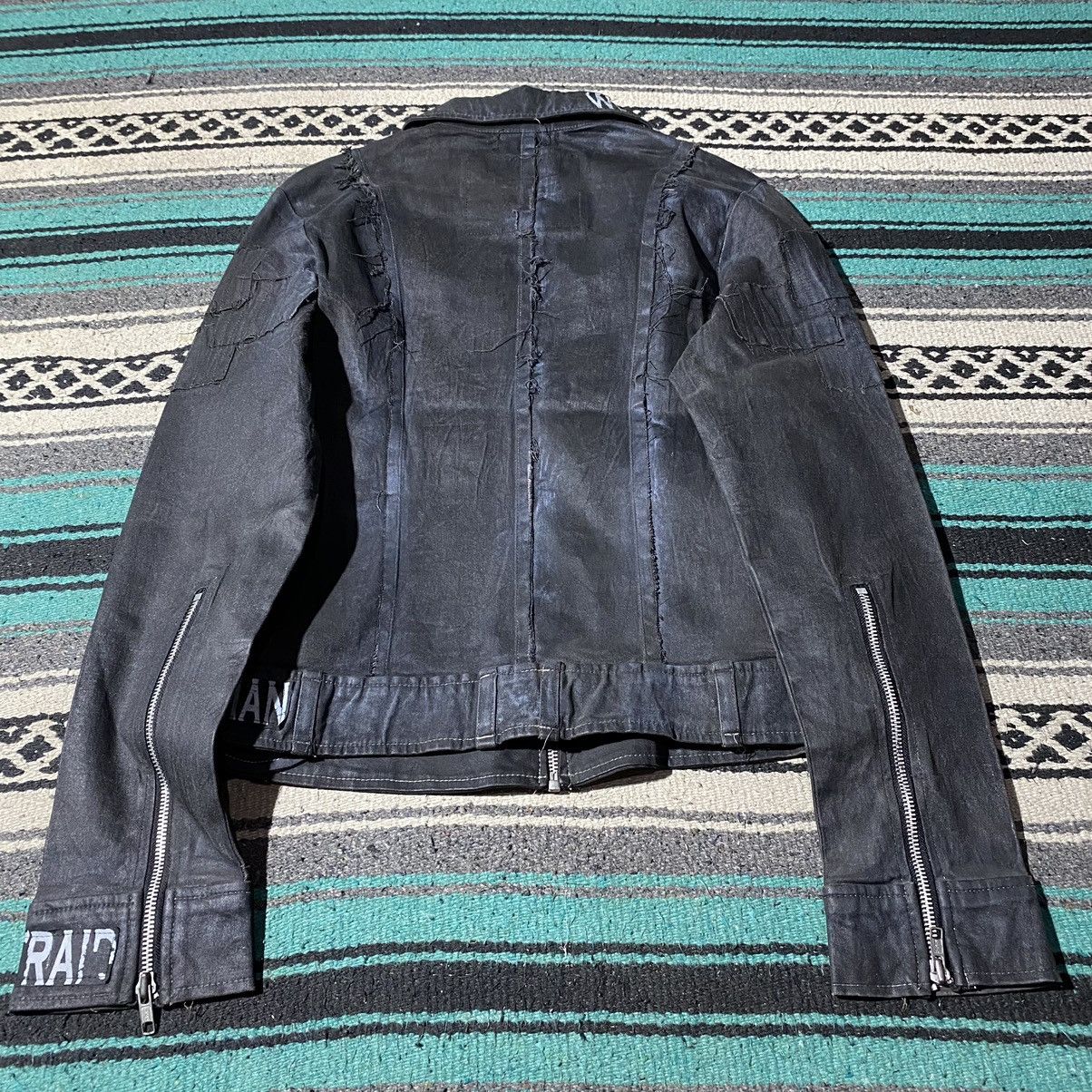 If Six Was Nine Rockers H Baby Black Horn Biker Leather Jacket Size US M / EU 48-50 / 2 - 8 Thumbnail