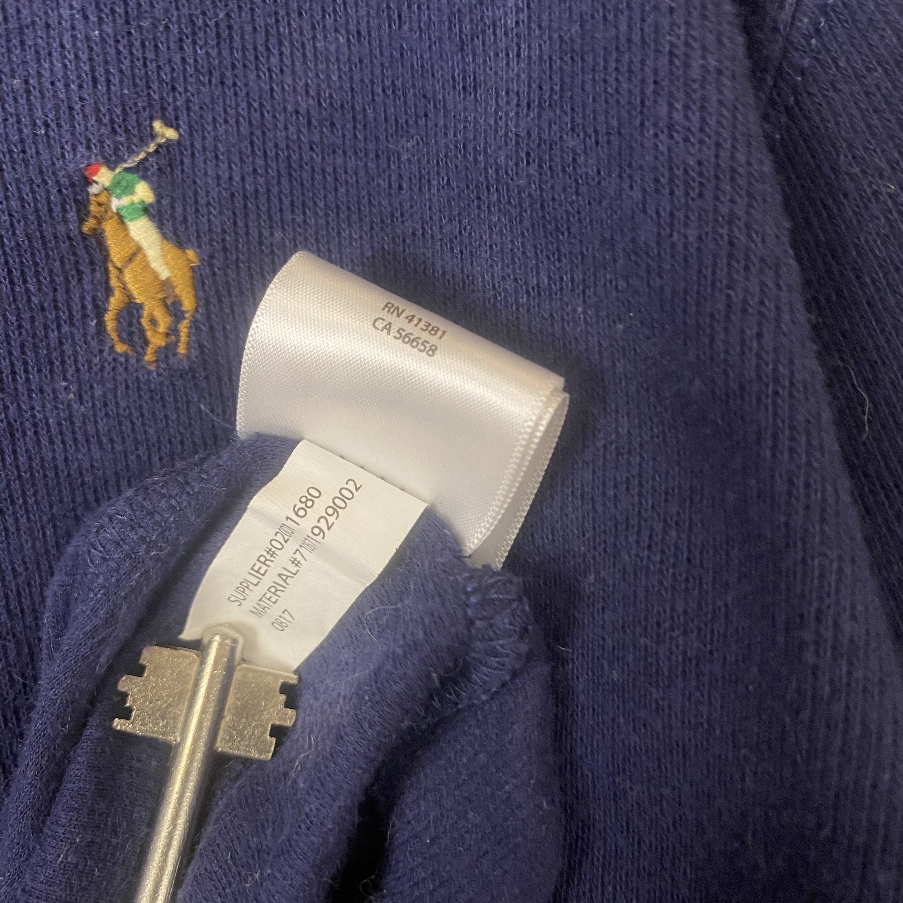 Polo Ralph Lauren Polo Ralph Lauren Blue 1/3 knitted zip sweatshirt L Size Size US L / EU 52-54 / 3 - 8 Thumbnail