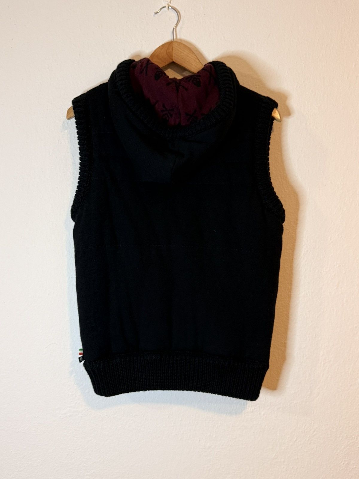 Philipp Plein Luxury Philipp Plein Reversible Skull Monogram Wool Vest Size US M / EU 48-50 / 2 - 2 Thumbnail