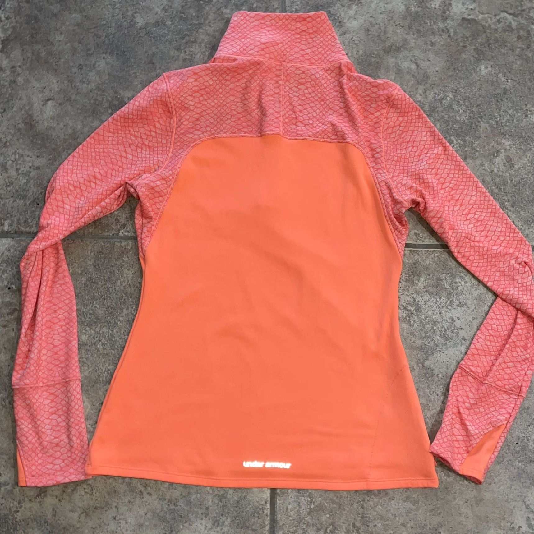 Under Armour Under Armour Fitted ColdGear 1/4 Zip Pullover Women’s L Orange Casual Activewear Pullover Women L Size L / US 10 / IT 46 - 5 Thumbnail