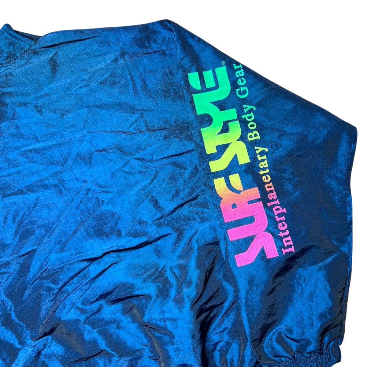 Vintage Vintage 1980s Surf Style Body Gear Navy Windbreaker Jacket Size US XL / EU 56 / 4 - 20 Thumbnail
