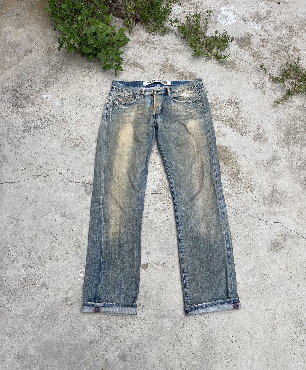 Diesel Vintage Diesel Industry RR55 Selvedge Denim Jeans Size US 30 / EU 46 - 2 Thumbnail