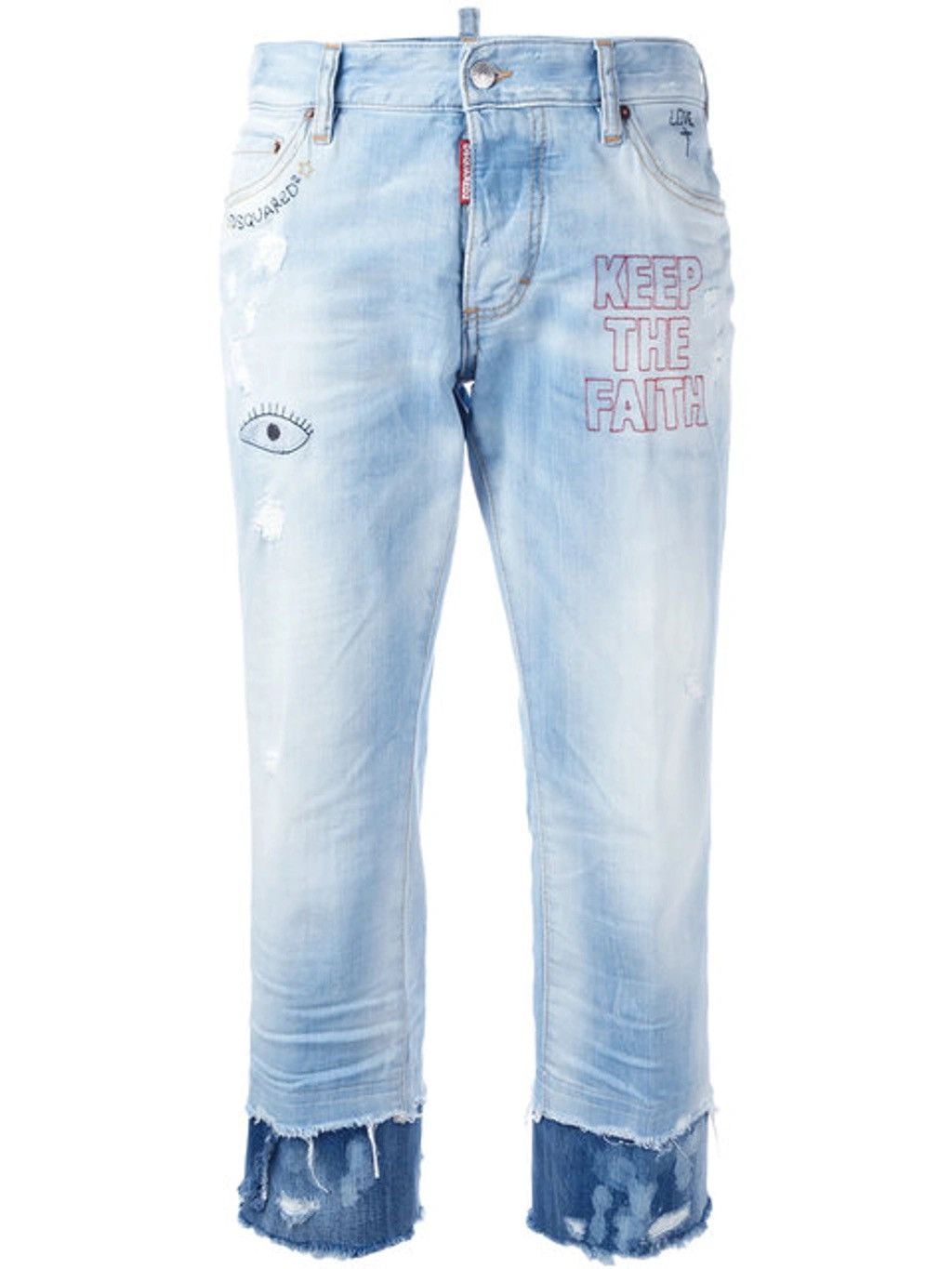 Dsquared2 Dsquared2 embroidered jeans Size 28" / US 6 / IT 42 - 1 Thumbnail