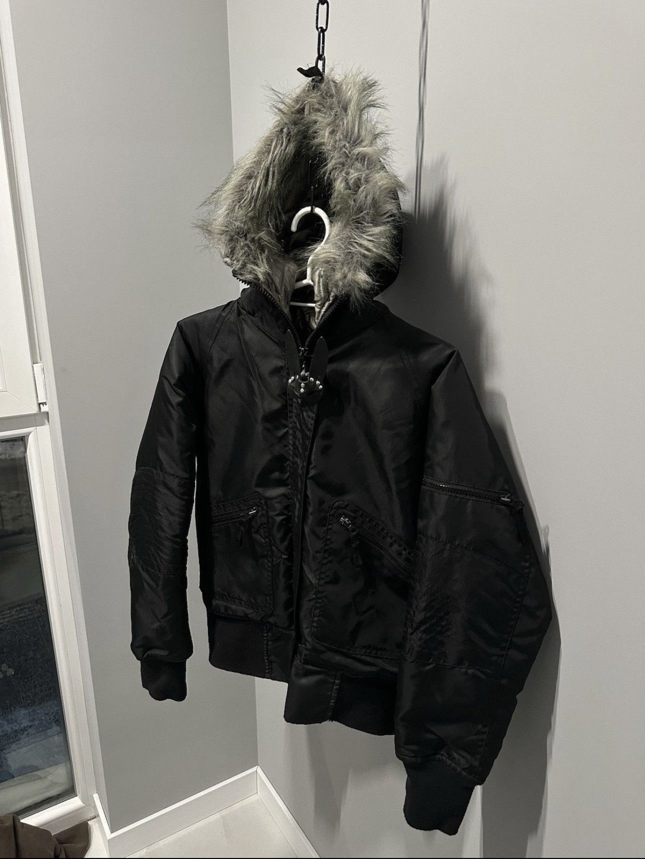 Hysteric Glamour Vintage Avant Garde Japanese Hysteric Style Boomber Fur Y2K Size S / US 4 / IT 40 - 3 Thumbnail