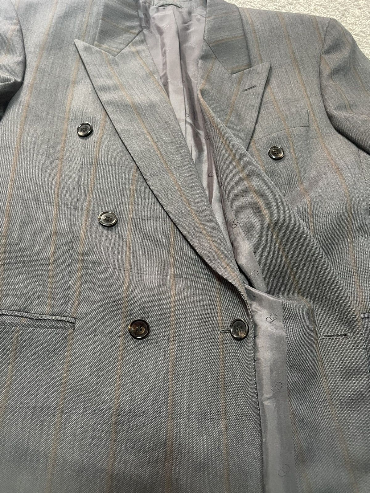 Christian Dior Monsieur Christian Dior Monsieur Vintage Shoulder Pads Blazer size M Size 42R - 7 Thumbnail