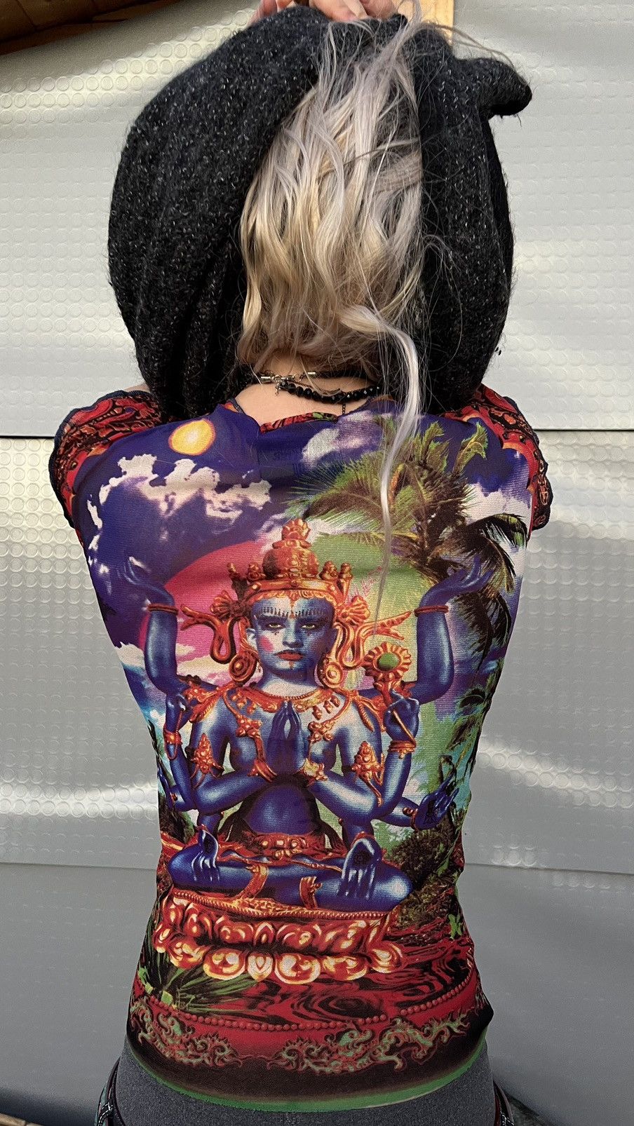 Jean Paul Gaultier Jean Paul gaultier mesh indu Indian god sleeve Size S / US 4 / IT 40 - 7 Thumbnail