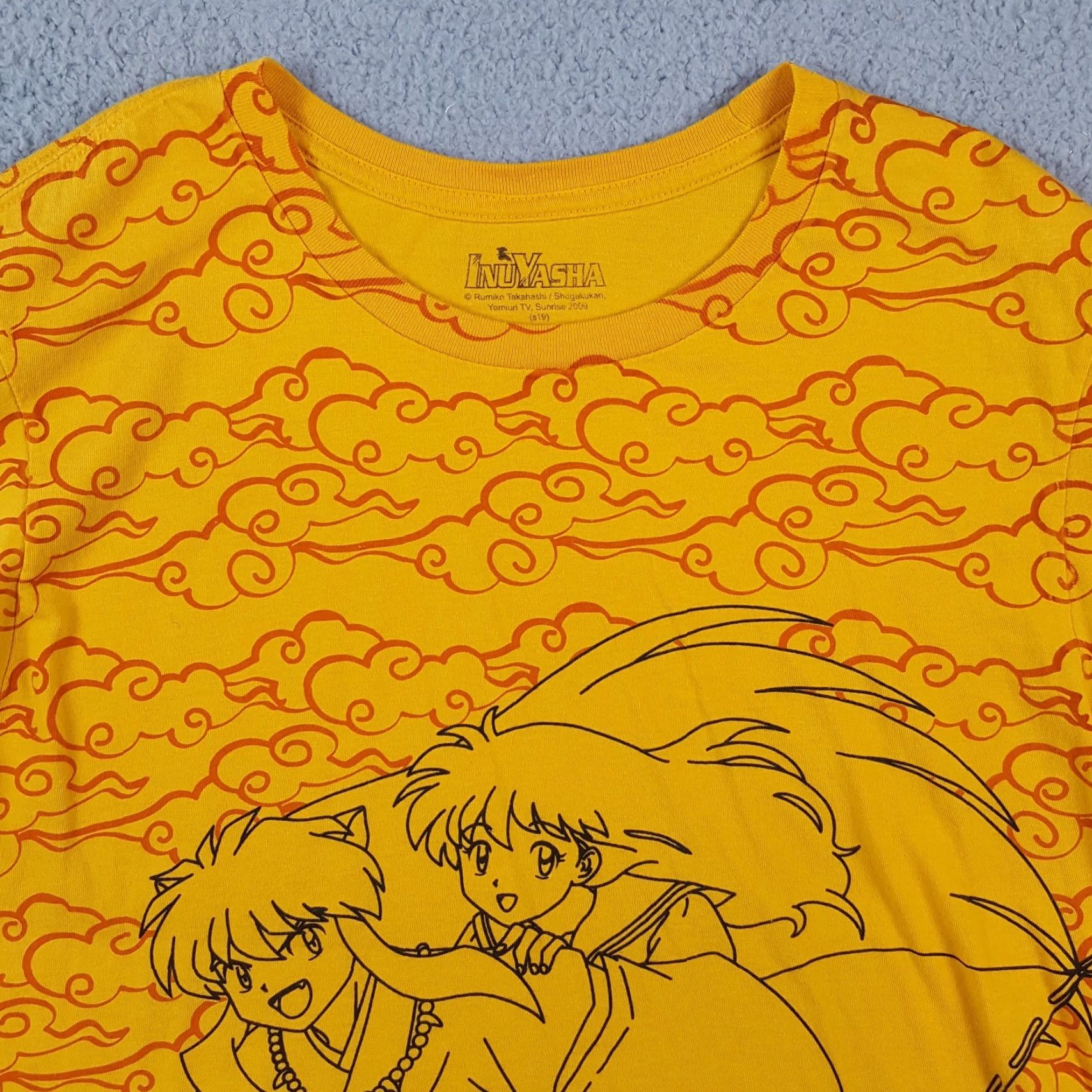 Vintage VINTAGE InuYasha Anime Manga All Over Print T-Shirt Size M Unisex Adults Yellow Y2K Retro Japan Size US M / EU 48-50 / 2 - 2 Thumbnail