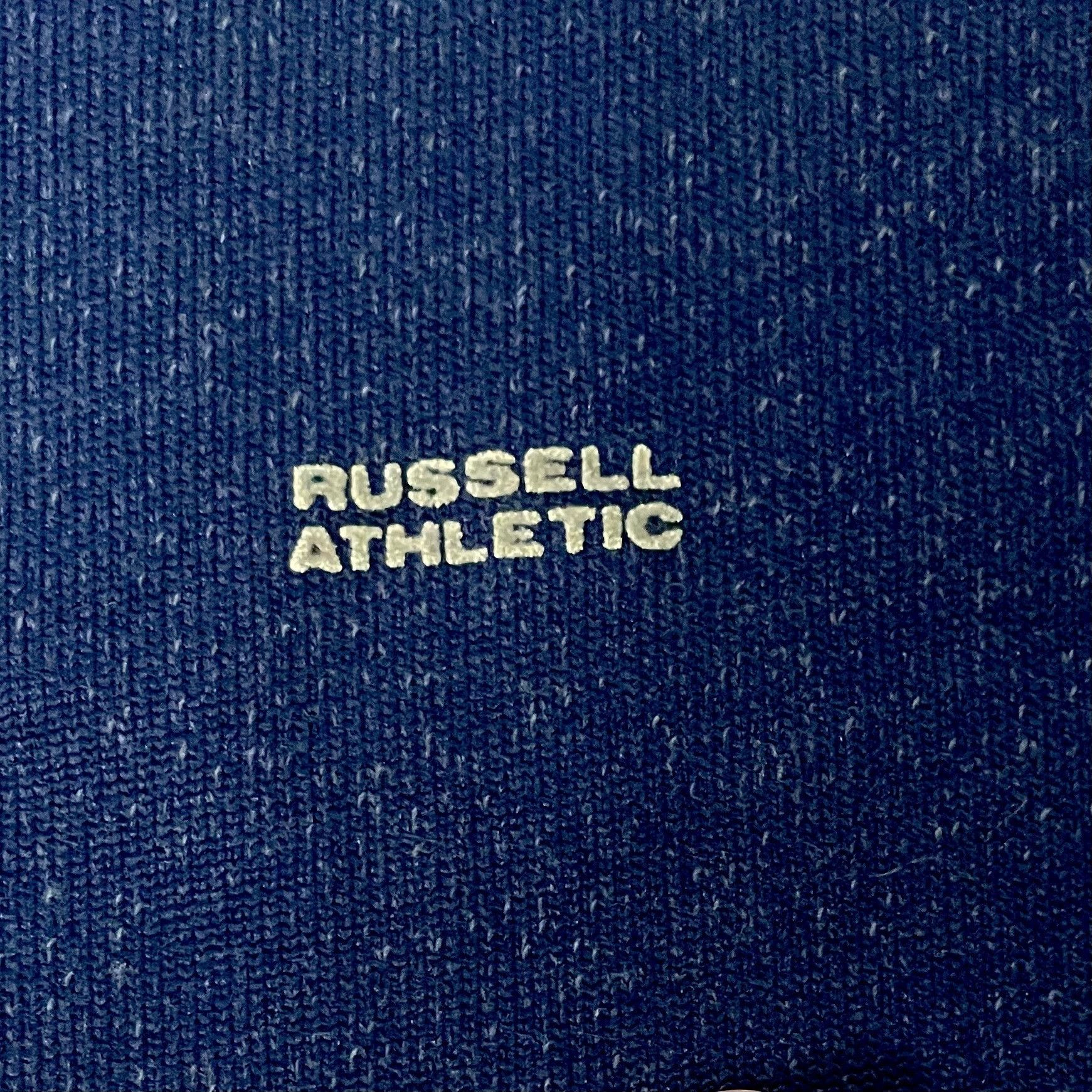 Russell Athletic Vtg Russell Athletic Heather Blue Workout Gym Sweatshirt Size US XL / EU 56 / 4 - 4 Thumbnail