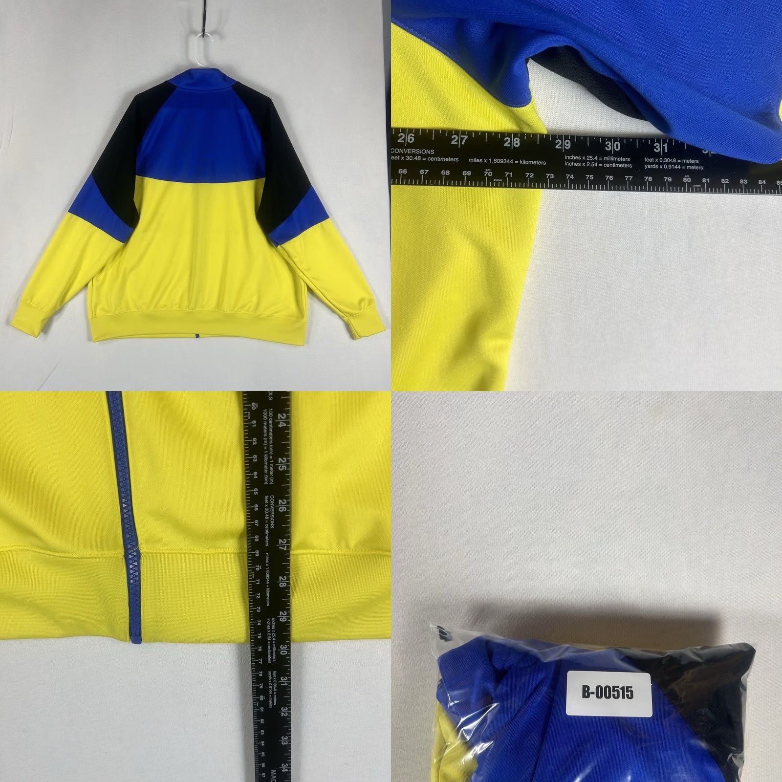 Nike Nike Windrunner Jacket Mens XL Yellow Blue Colorblock Full Zip Pockets Hood Logo Size US XL / EU 56 / 4 - 8 Thumbnail