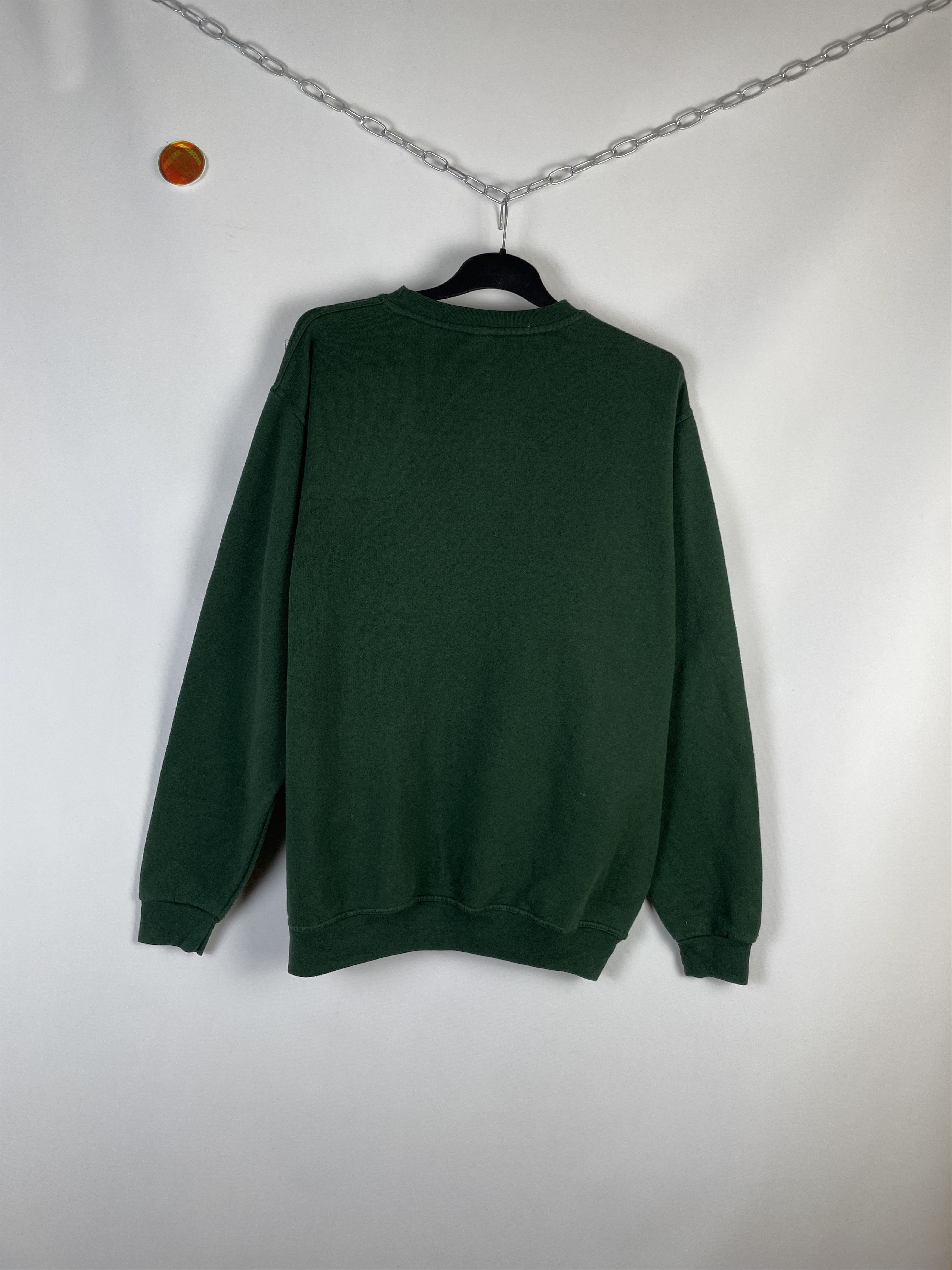 Vintage Vintage Jaguar Land Rover Racing Work Green Sweatshirt Size US XL / EU 56 / 4 - 9 Thumbnail