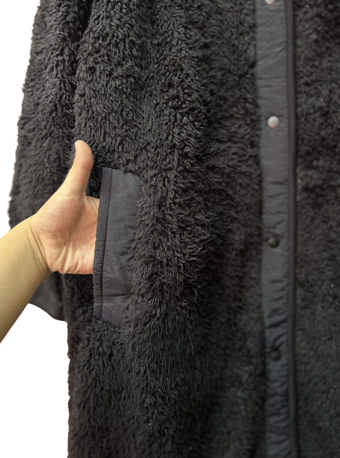 Uniqlo Uniqlo Fluffy Yarn Fleece Long Coat Size L / US 10 / IT 46 - 3 Thumbnail