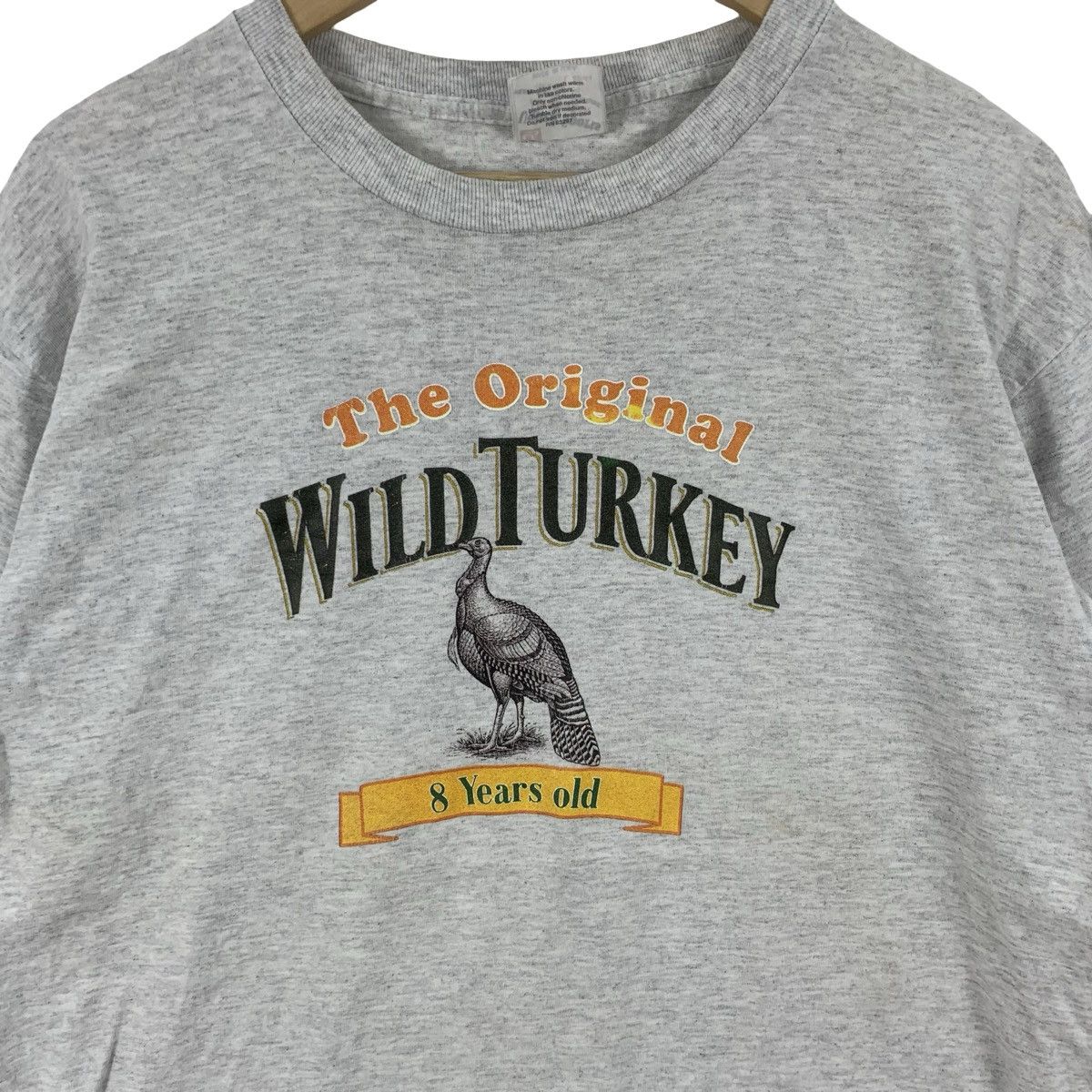 Vintage Vintage WILD TURKEY 8 Years Old Bourbon Promotion Tee Shirt Size US L / EU 52-54 / 3 - 5 Thumbnail