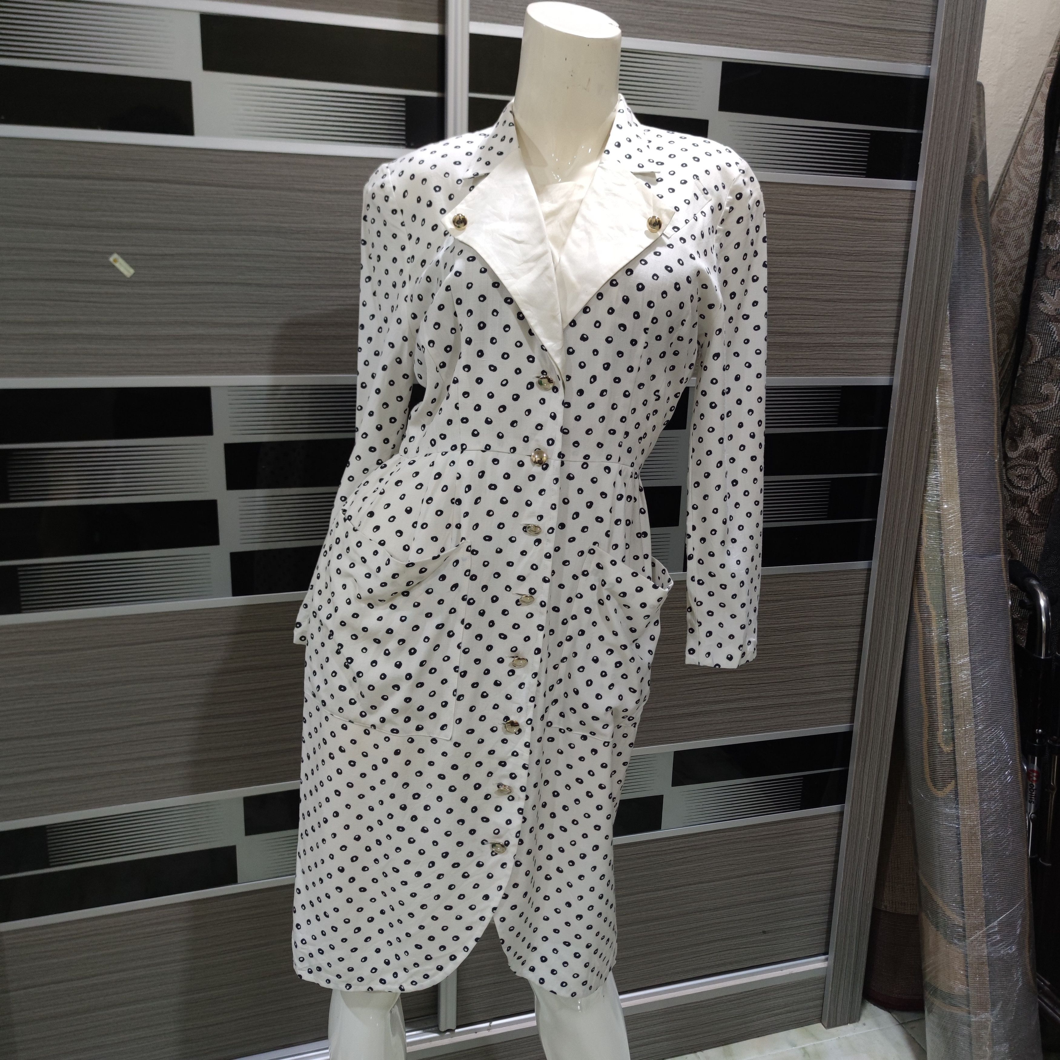 Balenciaga VINTAGE BALENCIAGA PARIS DRESS SIZE 11 Size ONE SIZE - 1 Thumbnail