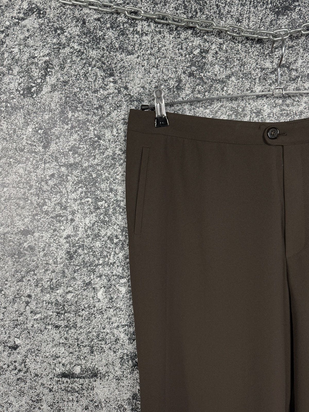 Burberry Women’s Burberry London Classic Pants Luxury Trousers Sz 48 Size 34" / US 12 / IT 48 - 3 Thumbnail