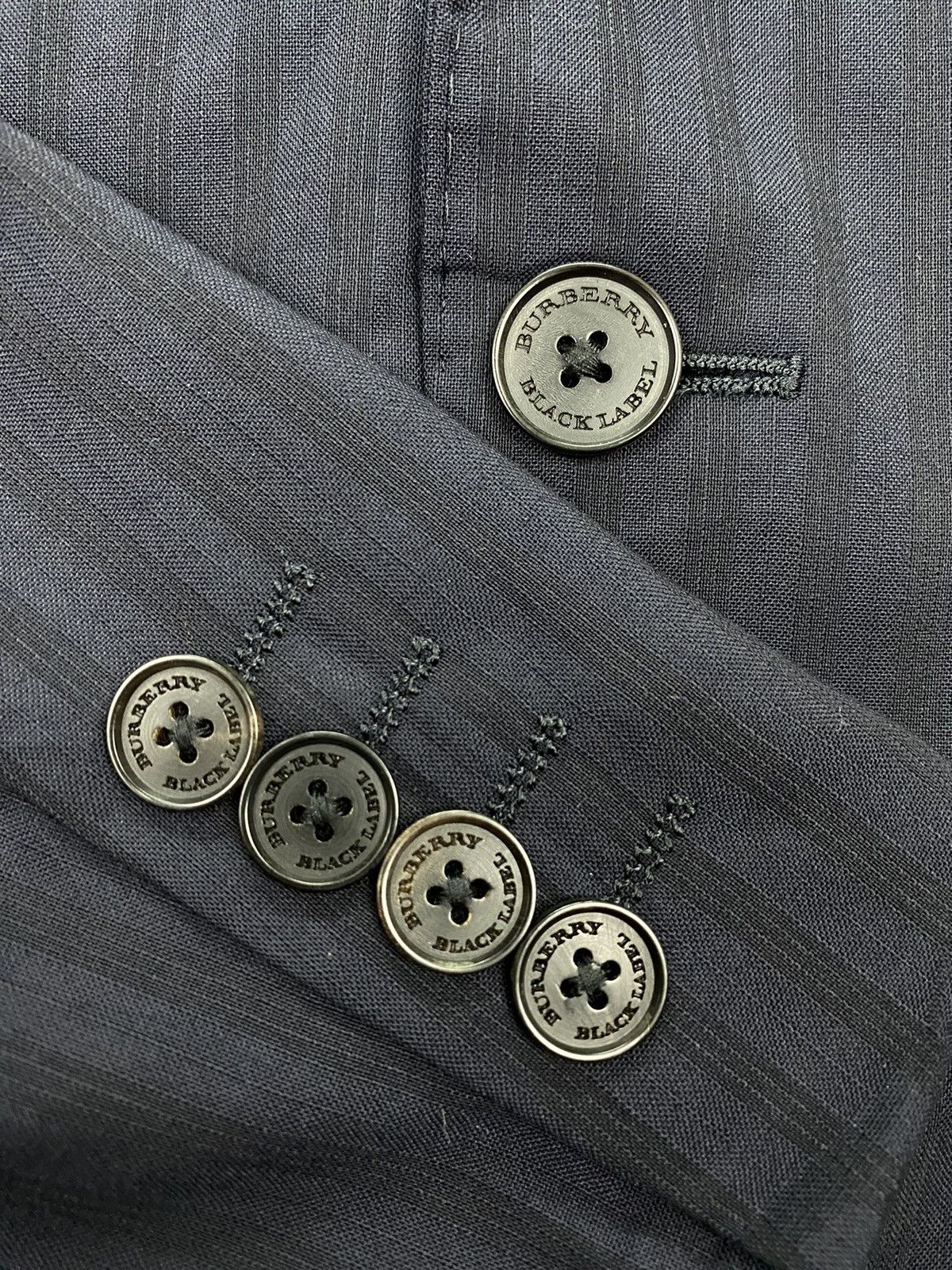 Burberry Burberry Black Label Striped Blazer Size 38R - 8 Thumbnail