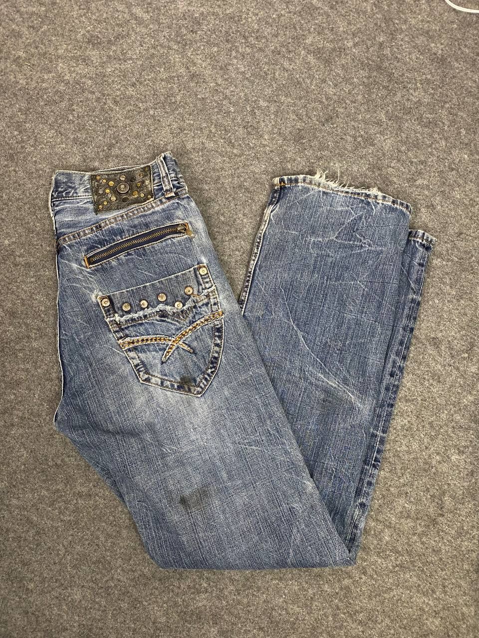 Japanese Brand vintage villand japanese brands very nice design denim Size US 32 / EU 48 - 2 Thumbnail