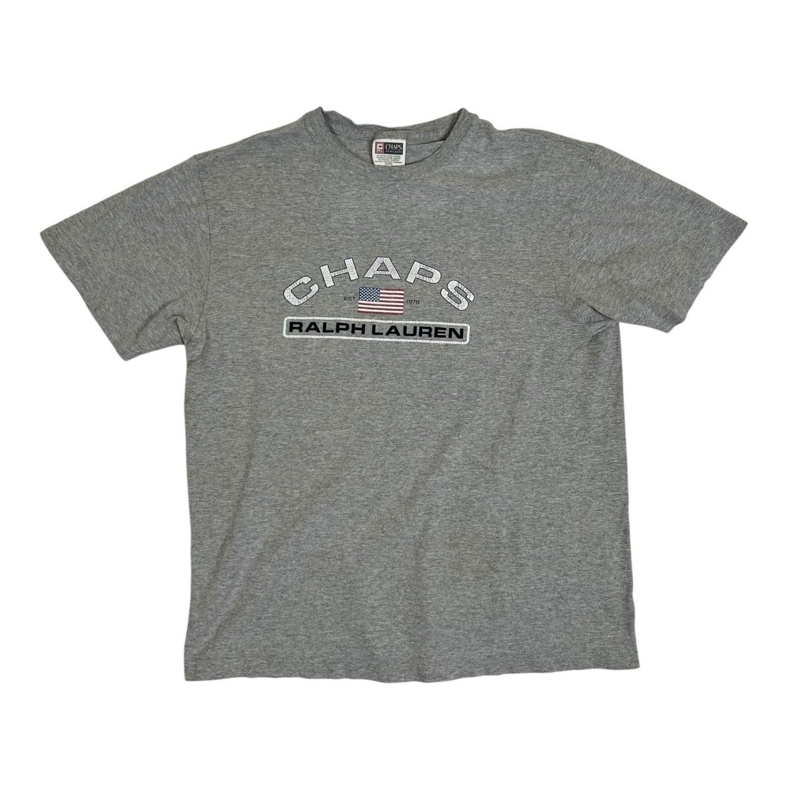 Ralph Lauren Vintage Chaps Ralph Lauren T-Shirt Size Medium Gray Spell Ou Size US M / EU 48-50 / 2 - 1 Thumbnail