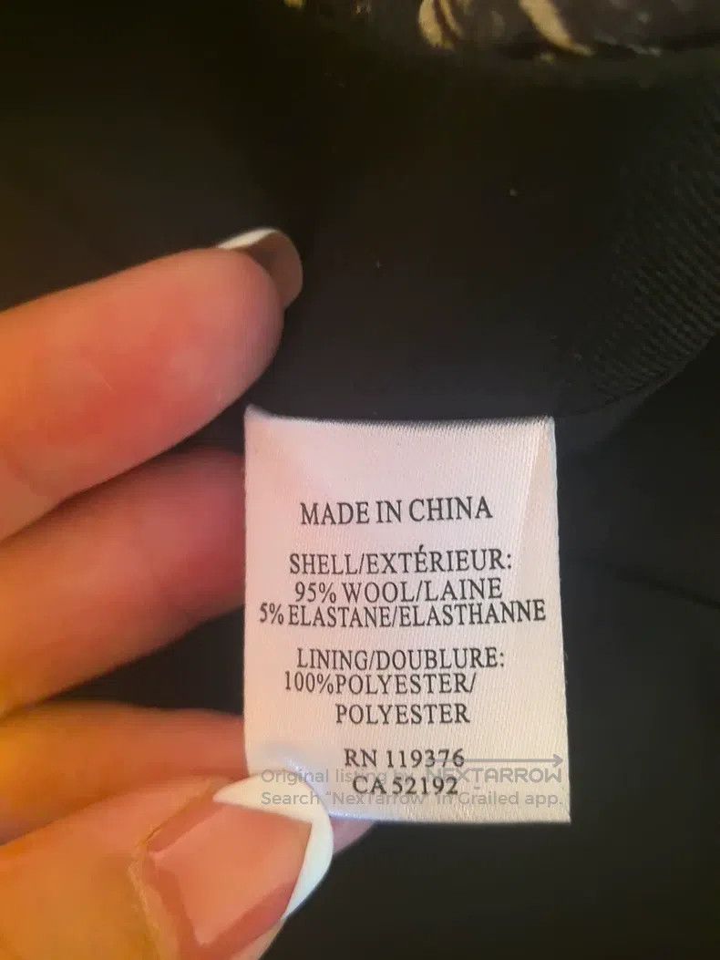 Helmut Lang HELMUT LANG Black Wool Blazer Jacket - Size M, 95% Wool 5% Size M / US 6-8 / IT 42-44 - 6 Thumbnail