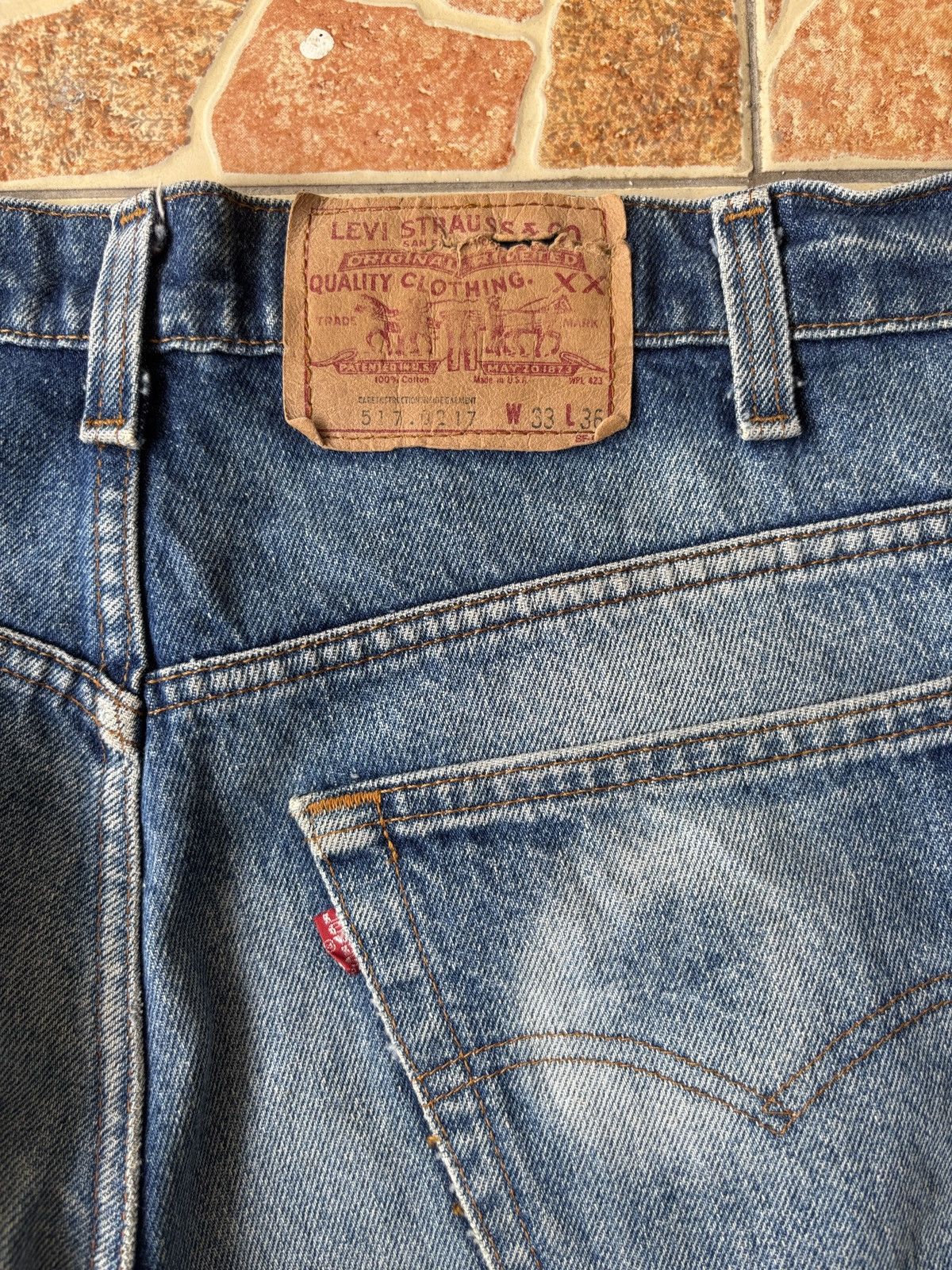 Levi's Vintage Clothing Vintage Levi's 517 Bootcut Jeans -lClassic Cultured Cotton Size US 33 - 3 Thumbnail