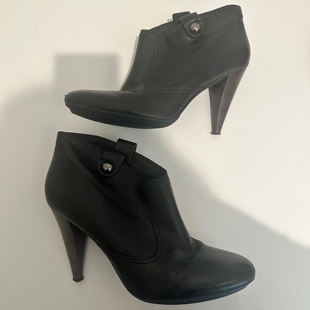 Coach COACH Aliza Black Leather Ankle Boot Booties Size 8 Size US 8 / IT 38 - 3 Thumbnail