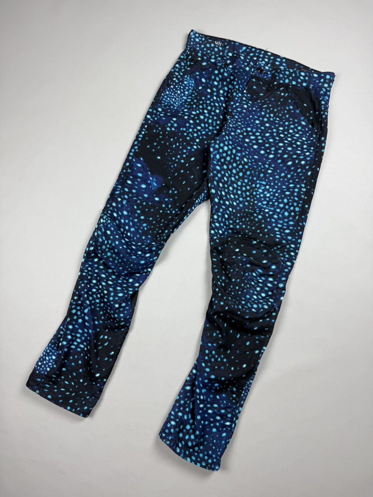 G-Star × Pharrell Pharrell Williams 5622 3D Tapered COJ Patterned Jeans Pants Size US 30 / EU 46 - 4 Thumbnail