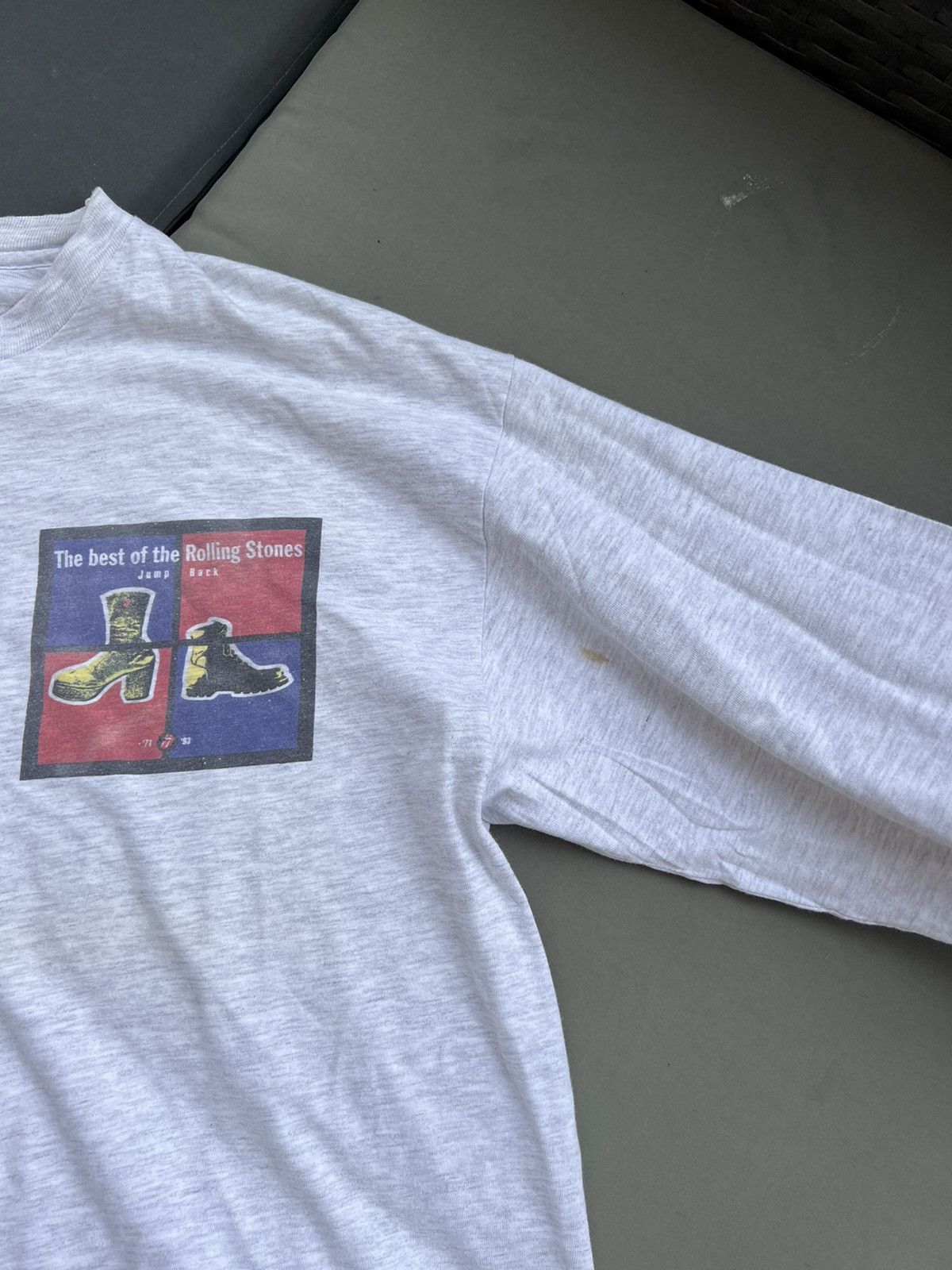 Band Tees × The Rolling Stones × Vintage vintage 1993 jump back rolling stones band rock tee Size US XL / EU 56 / 4 - 5 Thumbnail