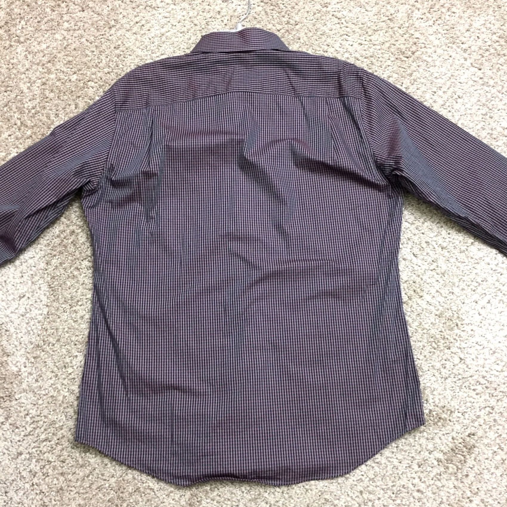 Vintage Apt 9 Shirt Mens Medium Red Gray Check Long Sleeve Button Front Size US M / EU 48-50 / 2 - 7 Thumbnail