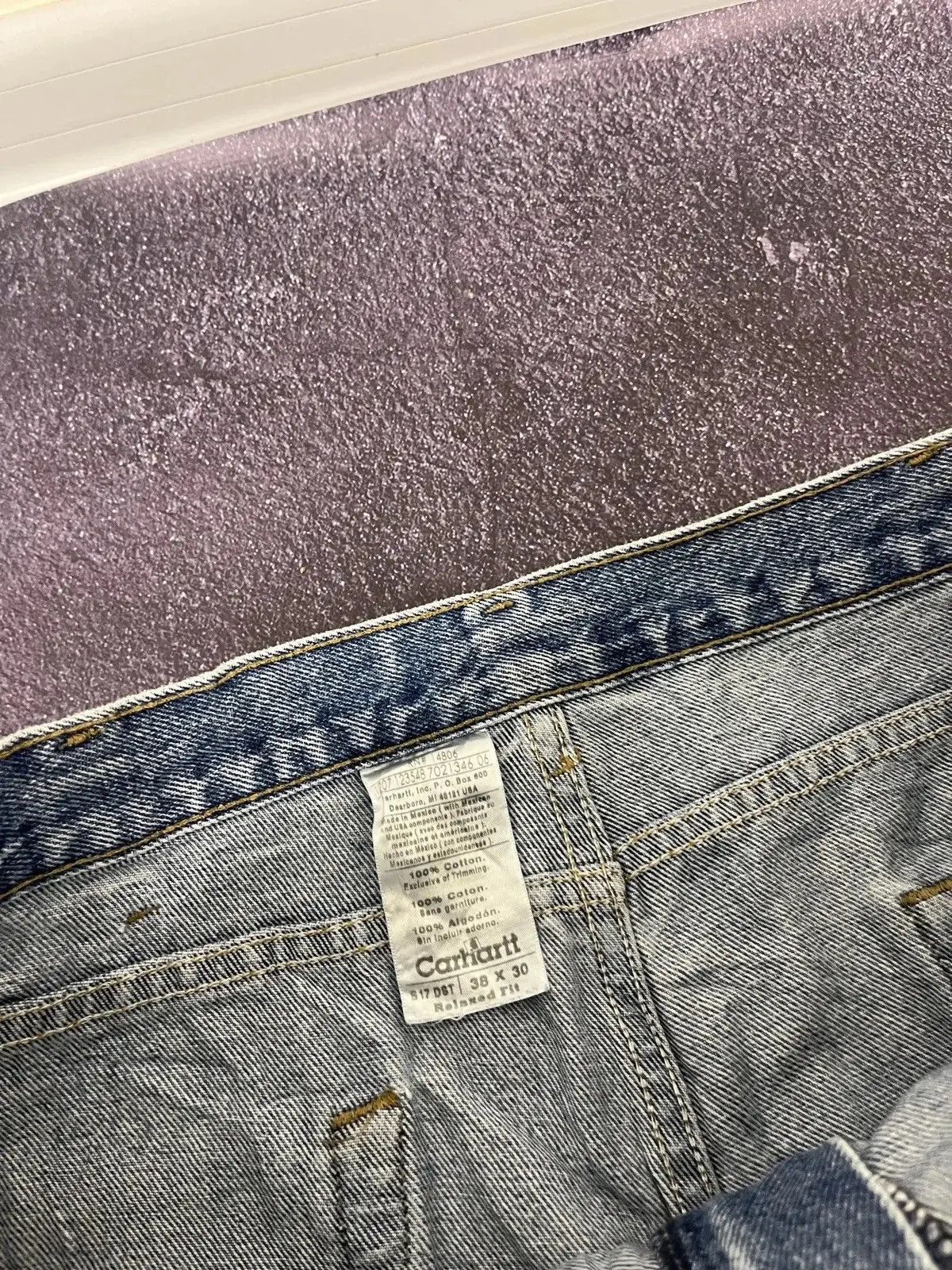 Carhartt × Vintage Vintage Carhartt Faded Denim Relaxed Fit Hype Baggy Jeans Size US 38 / EU 54 - 8 Thumbnail
