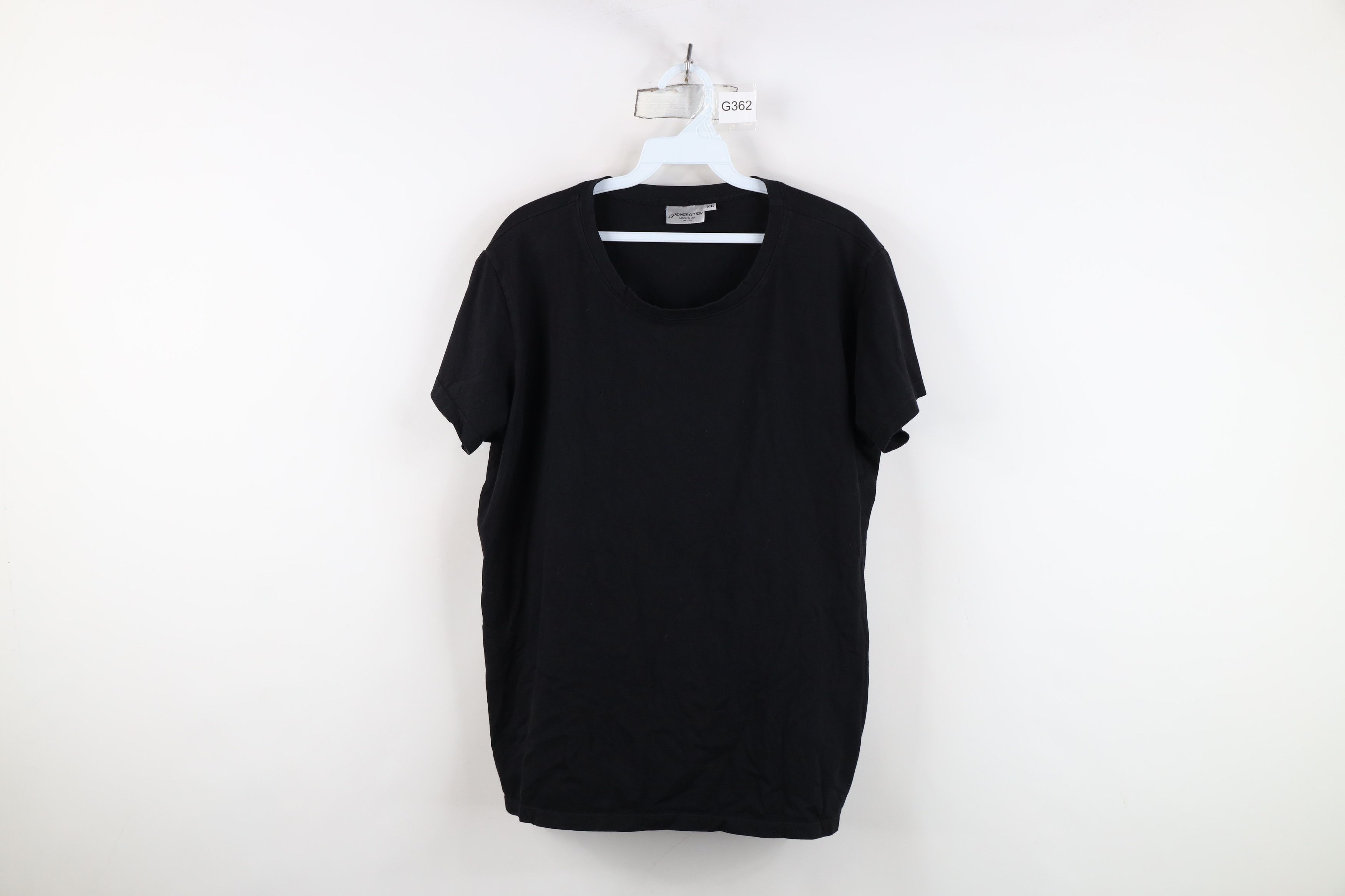Vintage Vintage 90s Prairie Cotton Short Sleeve T-Shirt Black USA Size XL / US 12-14 / IT 48-50 - 1 Thumbnail