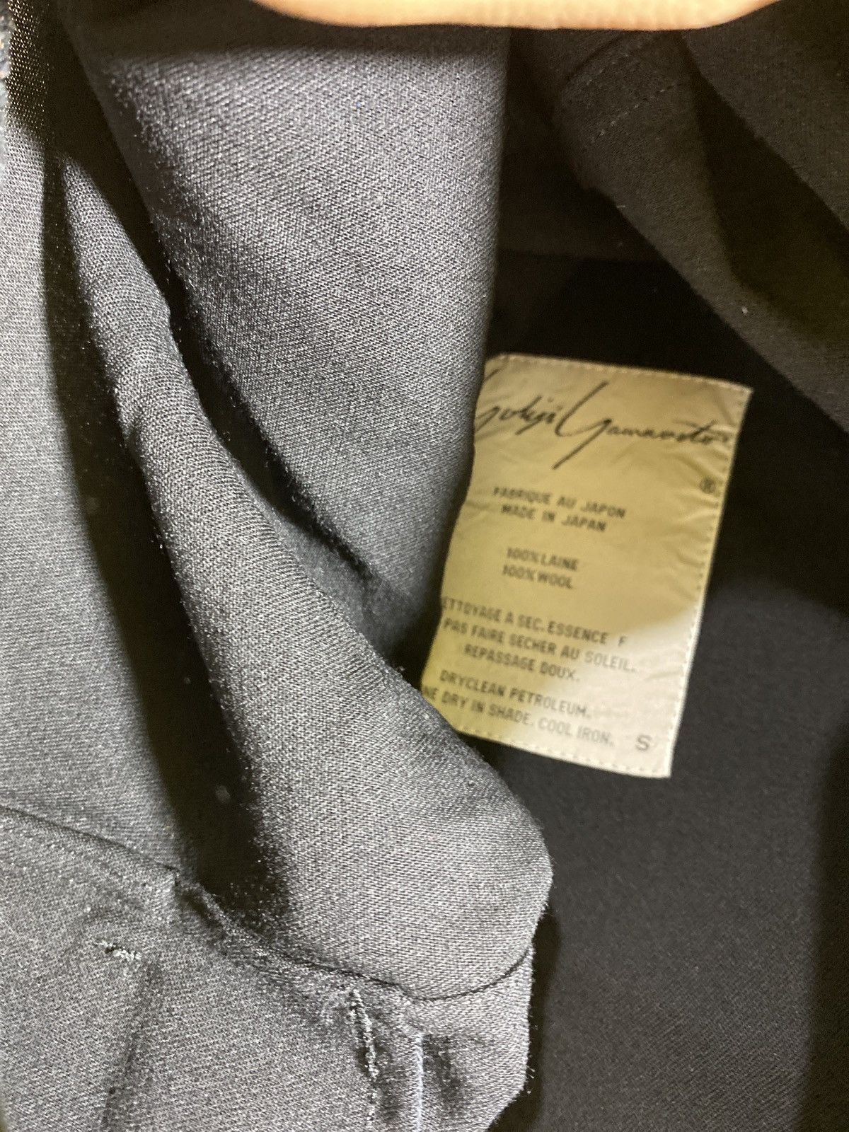 Yohji Yamamoto bomber wool gabardine jacket Size US M / EU 48-50 / 2 - 3 Thumbnail