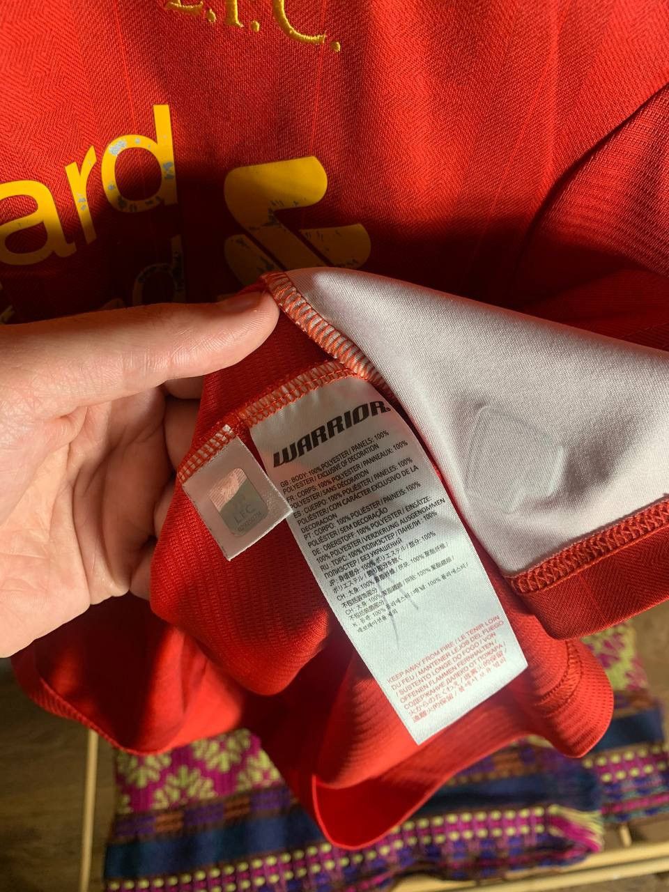 Vintage × Warrior VERY RARE WARRIOR FC LIVERPOOL ENGLAND SOCCER JERSEY RETRO Size US M / EU 48-50 / 2 - 6 Thumbnail