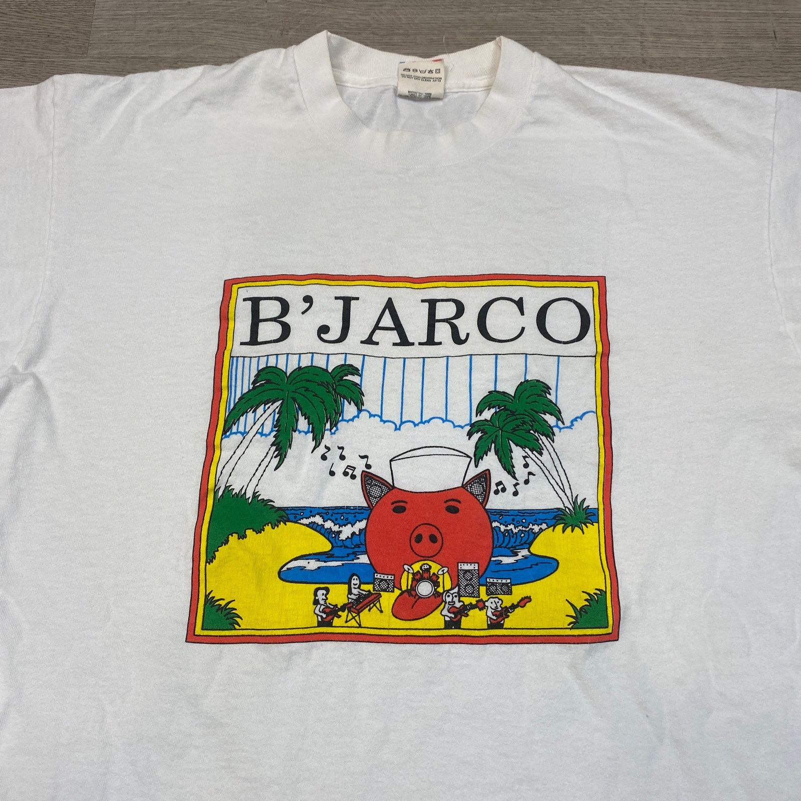Band Tees × Fruit Of The Loom × Vintage Rare VTG 90s B'Jarco Taxi Driver Band Dr. Demento Shirt XL Size US XL / EU 56 / 4 - 3 Thumbnail