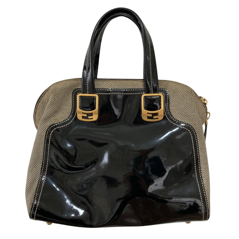 Fendi Fendi Fendi Chameleon Patent Leather 2way Bag Leather Handbag 8BL114-B94 DUTY FREE for USA Size ONE SIZE - 1 Thumbnail