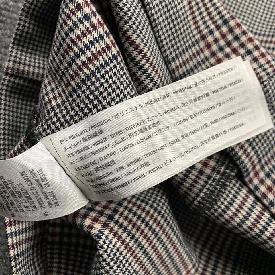 Abercrombie & Fitch Abercrombie & Fitch Dress Womens Large Midi Houndstooth Size L / US 10 / IT 46 - 8 Thumbnail
