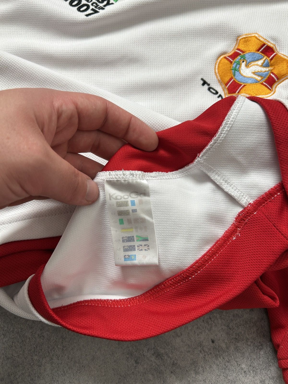 Rugby Ralph Lauren KooGa Rugby World Cup 2007 Tonga jersey mens Size US L / EU 52-54 / 3 - 5 Thumbnail