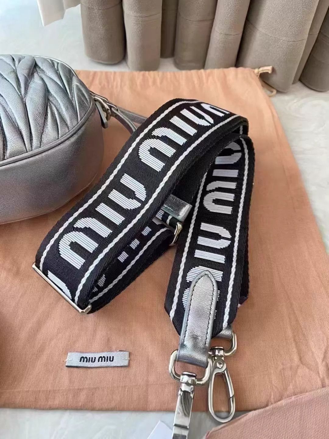 Miu Miu MIU MIU 3-in-1 Bag LN, DustBag/Card, AB232, No Chain Size ONE SIZE - 7 Thumbnail