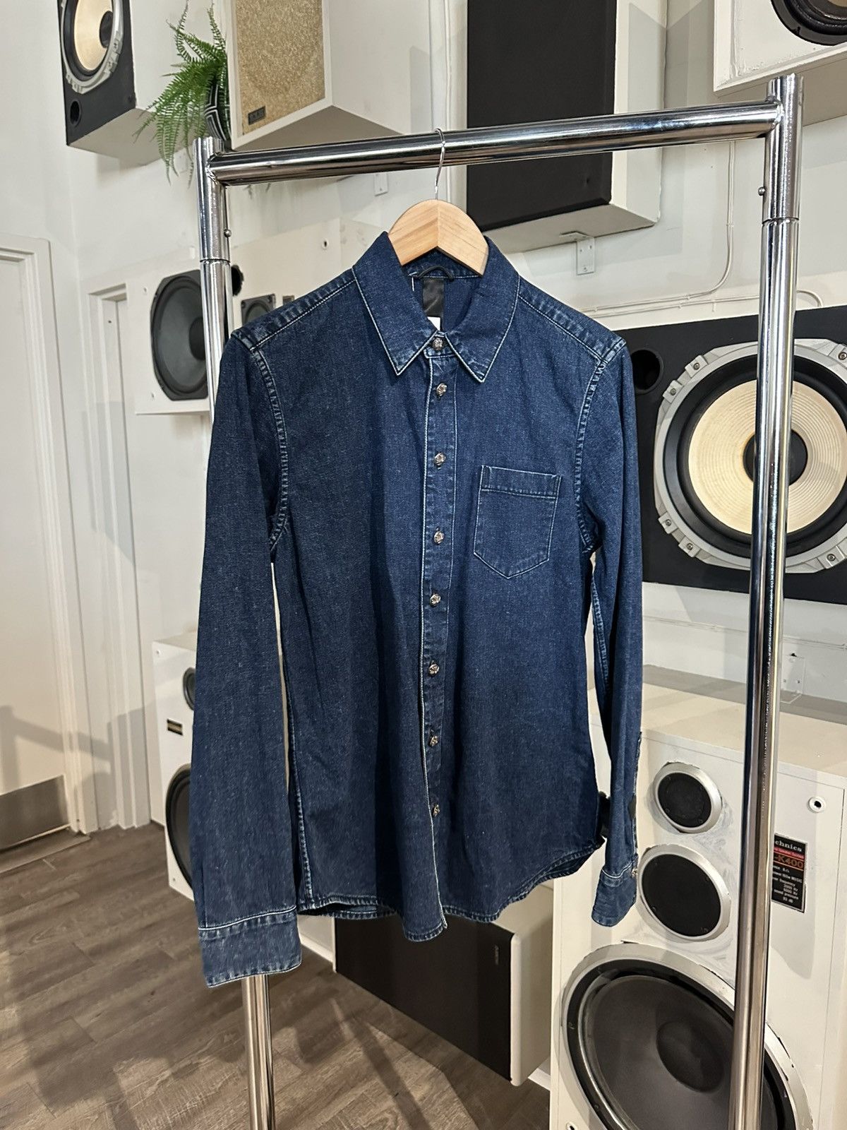 Chrome Hearts Chrome Hearts Denim Button Up Size US S / EU 44-46 / 1 - 1 Thumbnail