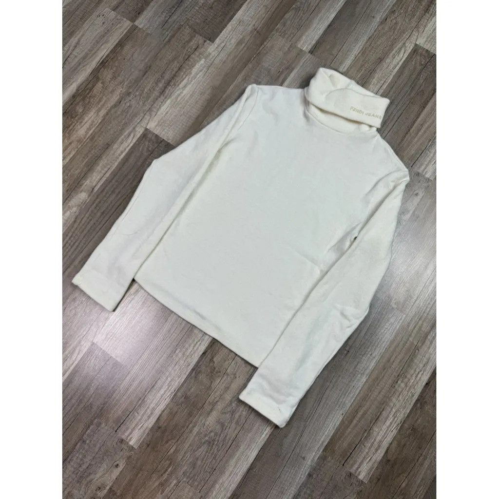 Fendi Fendi Turtleneck Wool sweatshirt Size:38 FR Size M / US 6-8 / IT 42-44 - 3 Thumbnail