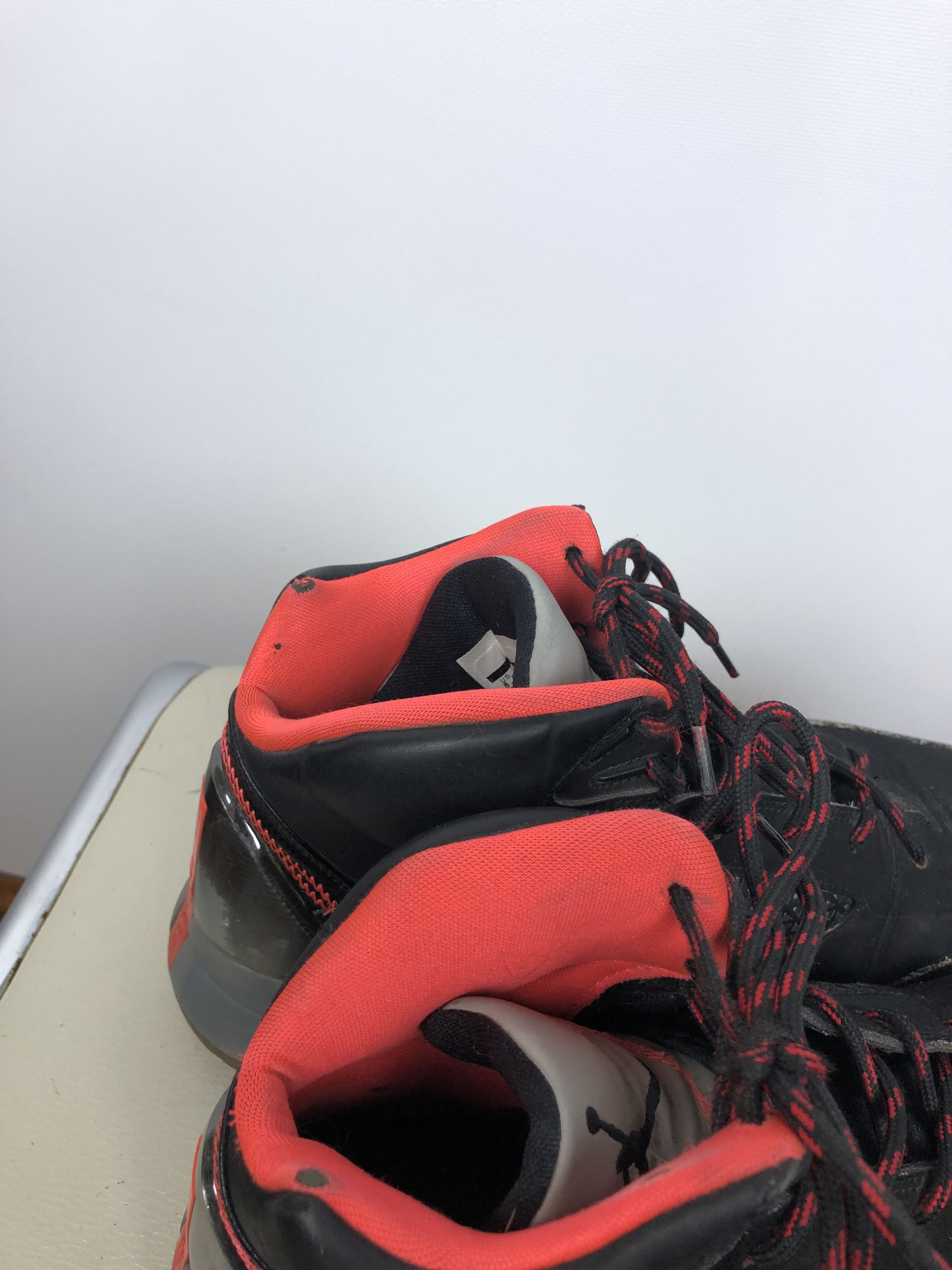Jordan Brand Nike Jordan Flight Remix Black Infrared 679680-020 Shoes Size US 8.5 / EU 41-42 - 4 Thumbnail