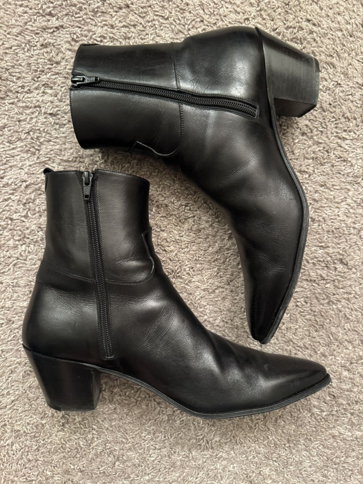 Celine × Hedi Slimane Celine Jacno Chelsea Boots | Grailed
