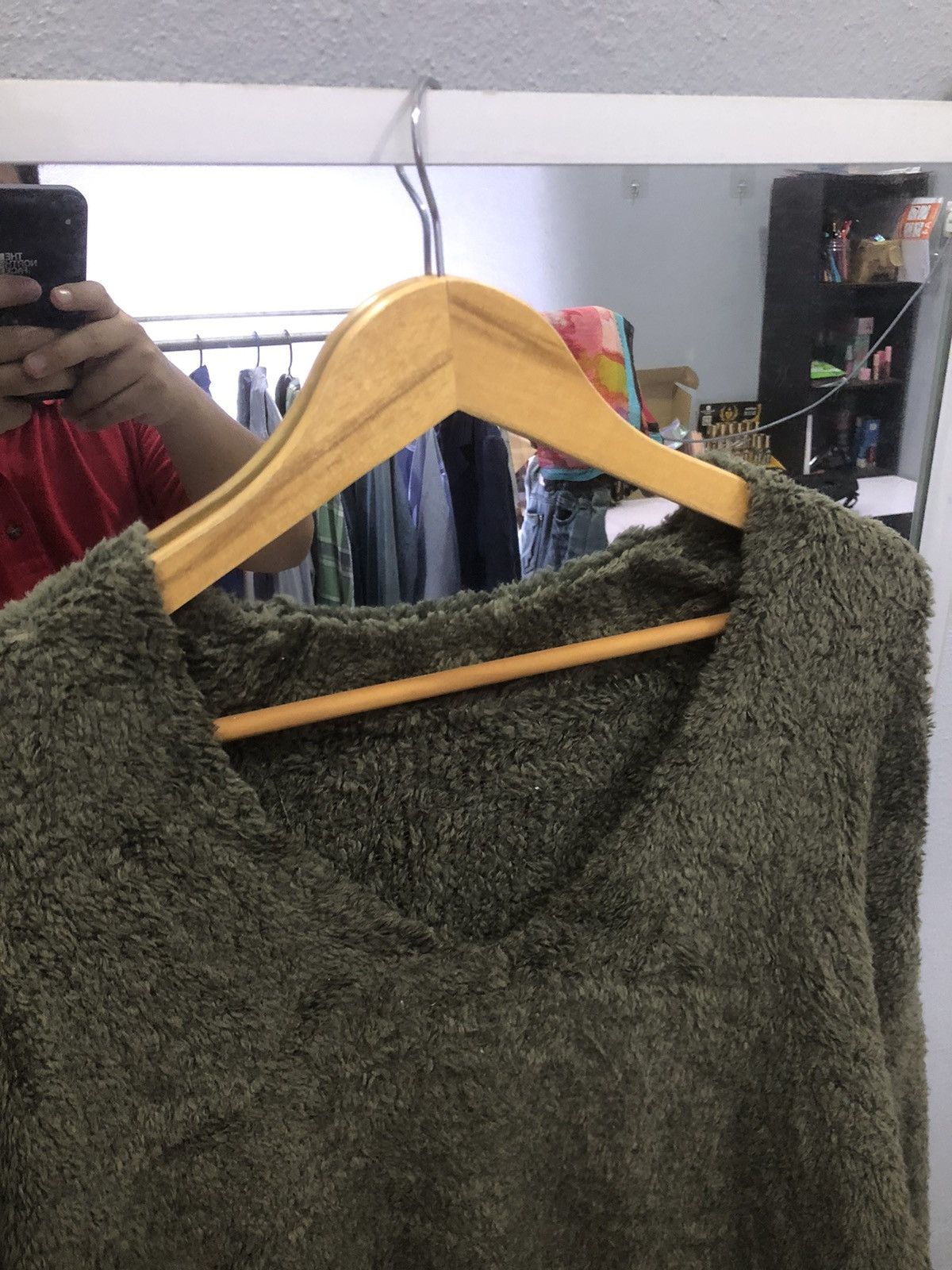Japanese Brand × Vintage Ray beams knit fleece baggy jumper Size XL / US 12-14 / IT 48-50 - 4 Thumbnail