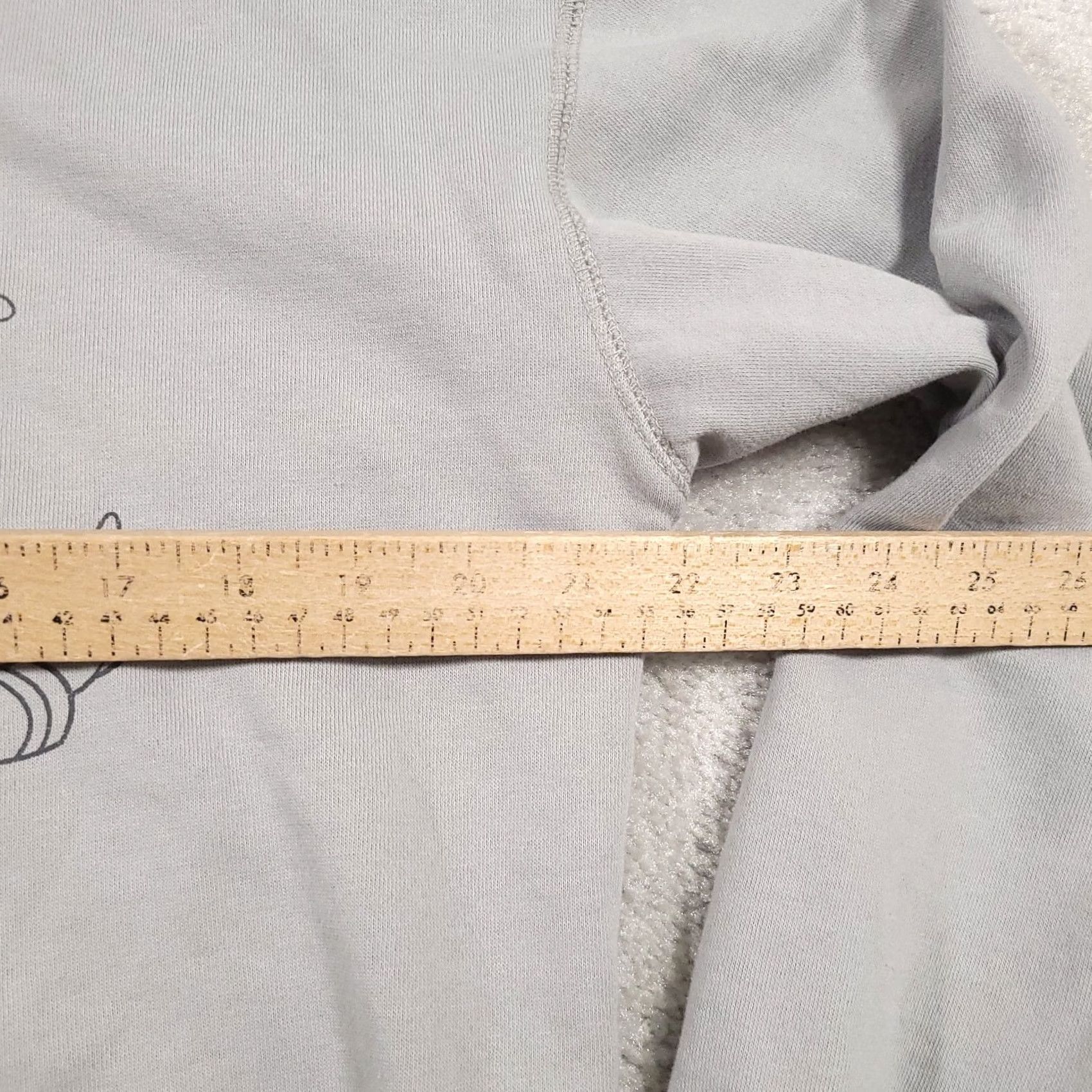 Disney Disney Mickey & Friends Hooded Fleece Sweatshirt Women’s Medium Gray Oversized Size M / US 6-8 / IT 42-44 - 7 Thumbnail