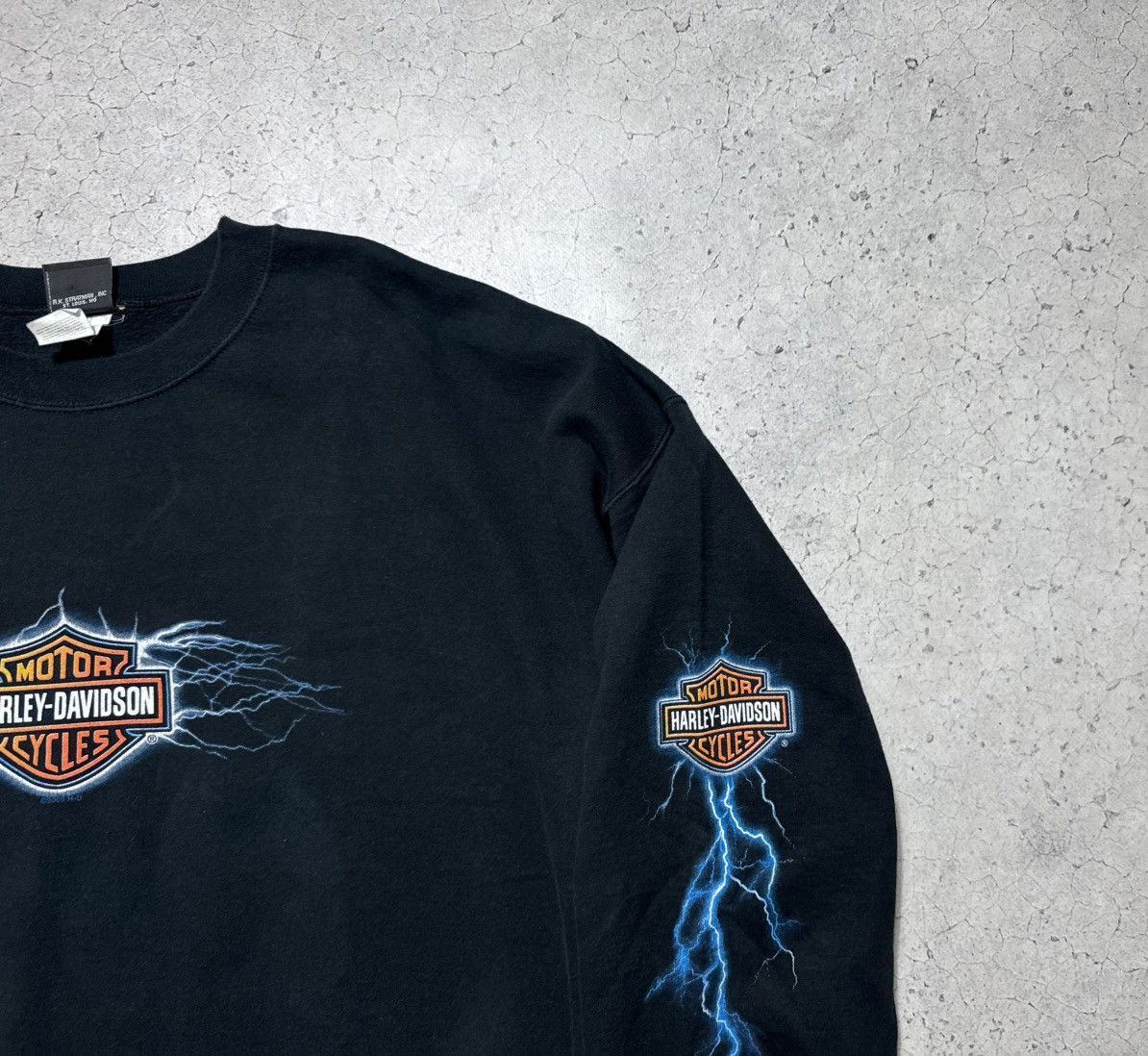 Harley Davidson Harley Motor Davidson 2006 Black Vintage Sweatshirt Size 2XL Size US XXL / EU 58 / 5 - 4 Thumbnail