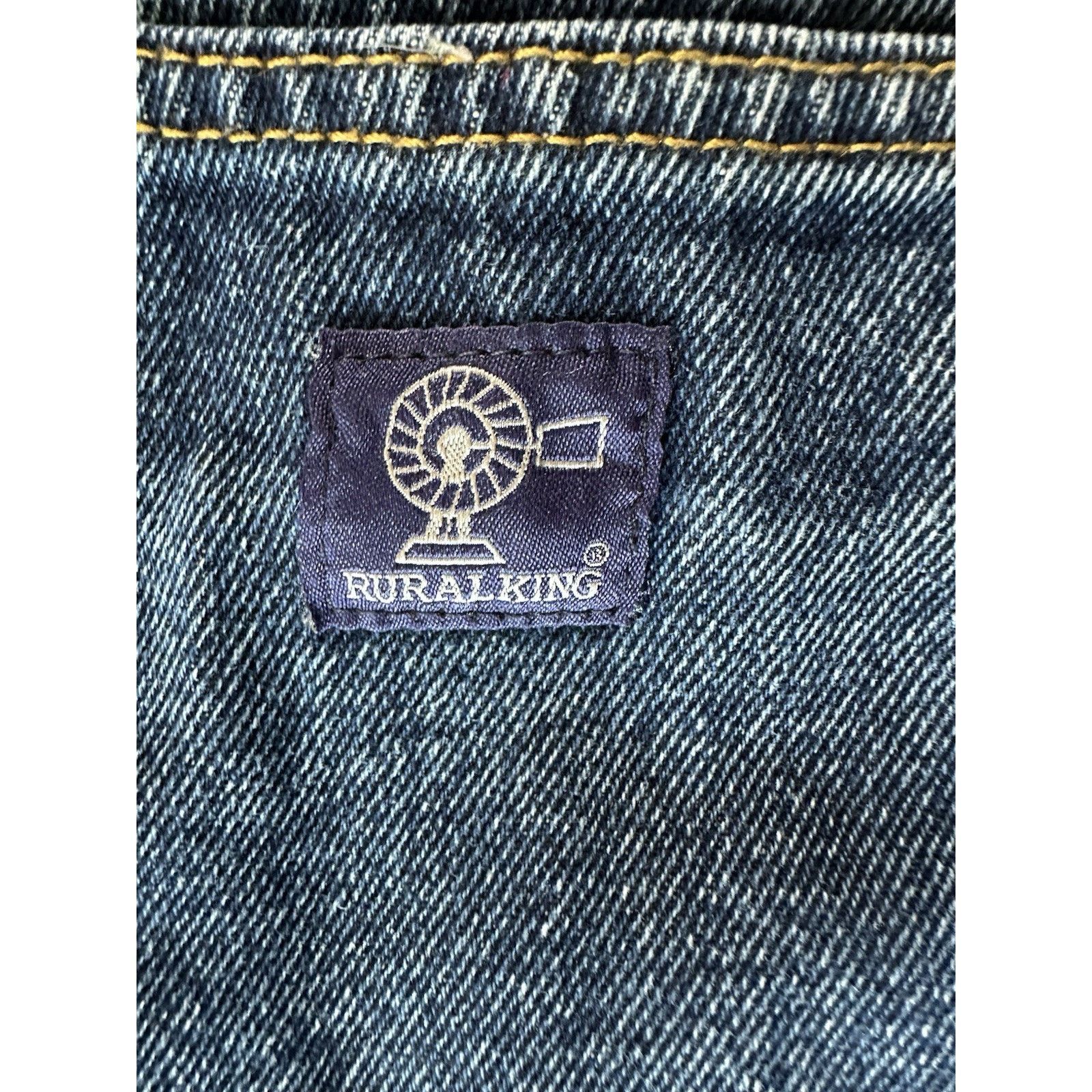 Other Rural King Blue Jeans Denim 32x34 Cotton Workwear Western Size US 32 / EU 48 - 2 Thumbnail