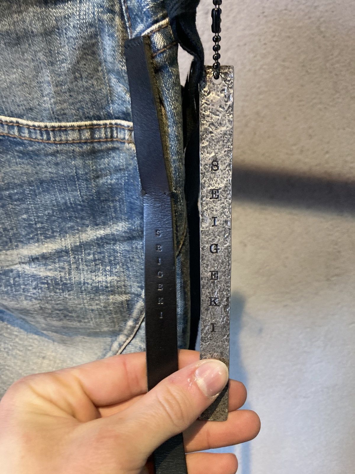 Fagassent Toshiki Aoki Seigeki Washed Denim Size US 28 / EU 44 - 4 Thumbnail