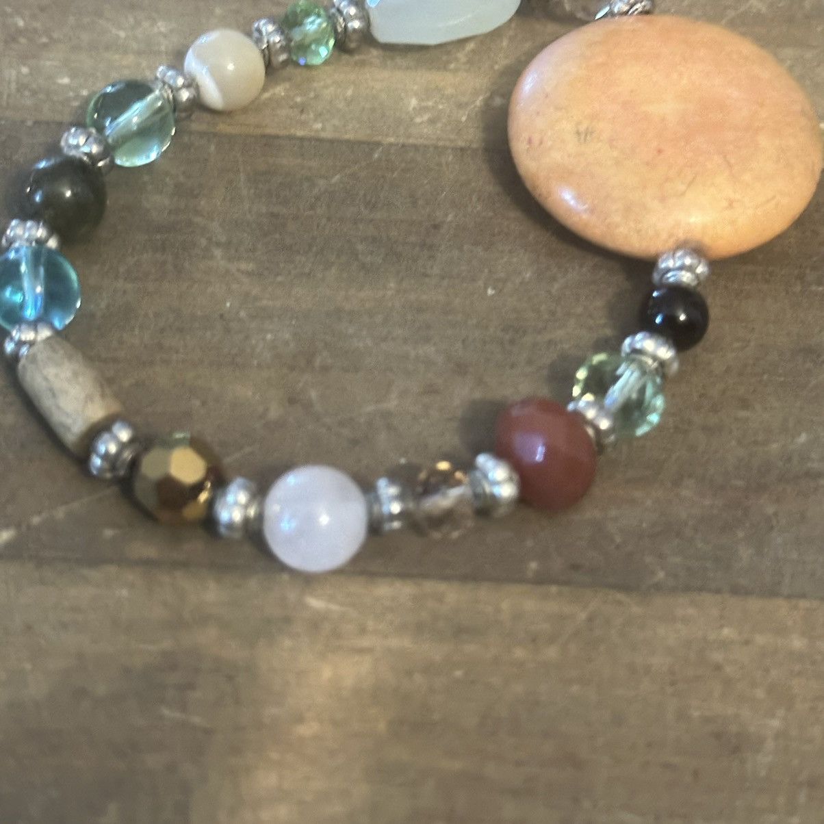 Other Semi precious stones stretch bracelet Size ONE SIZE - 4 Thumbnail